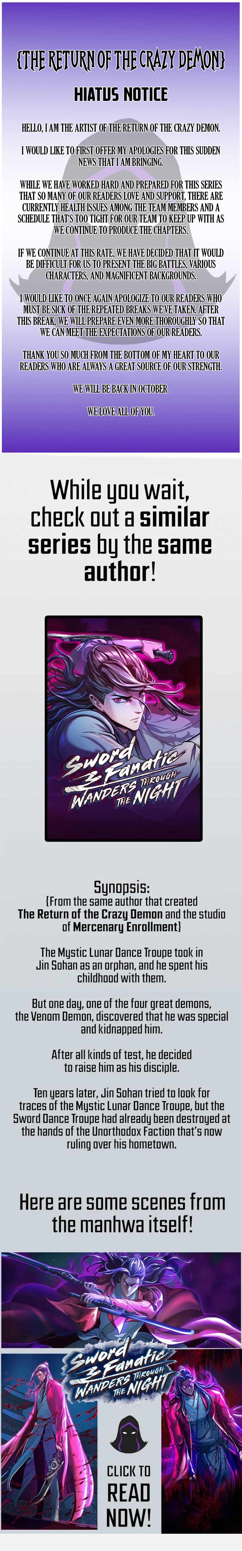 Read Return of the Crazy Demon EN Manga Online