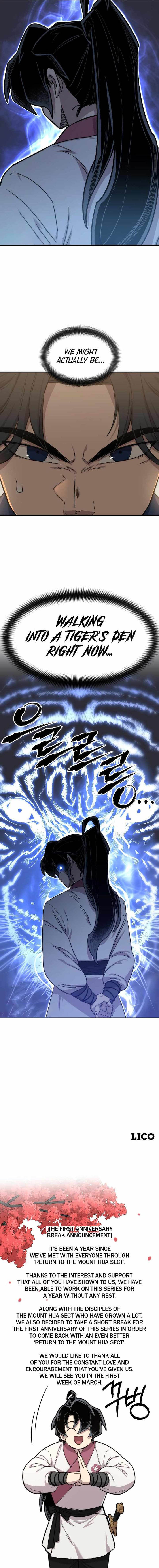 Read Return of the Mount Hua Sect EN Manga Online