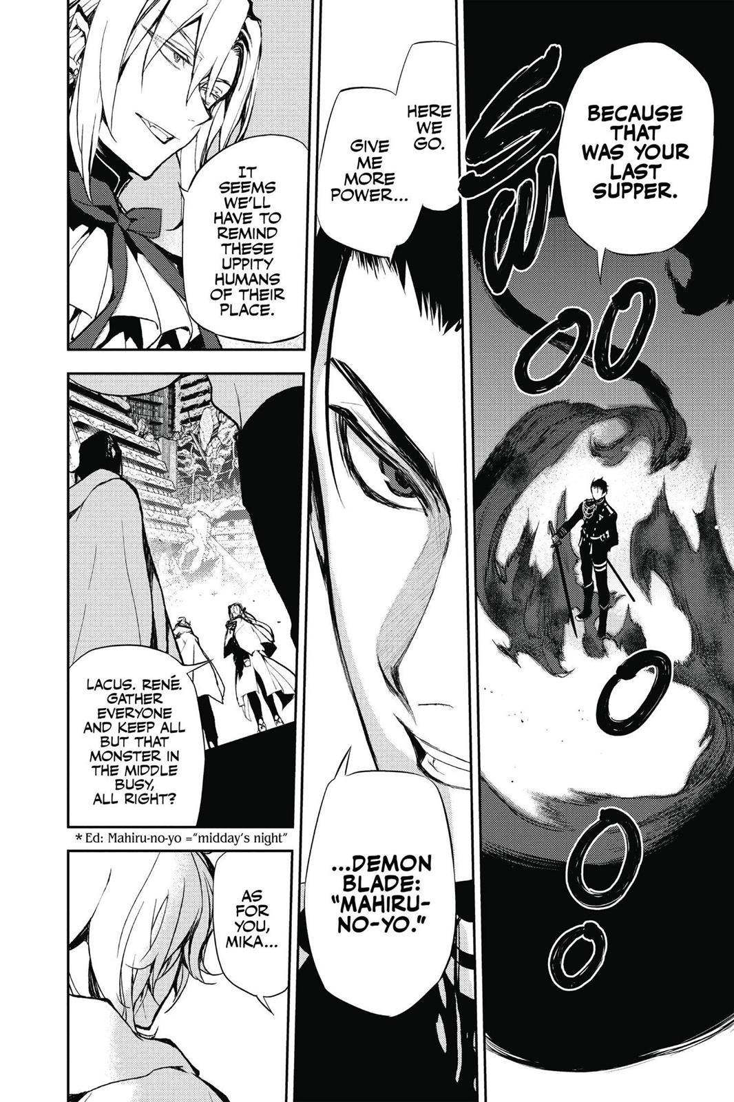 Read Seraph of the End Vampire Reign EN Manga Online