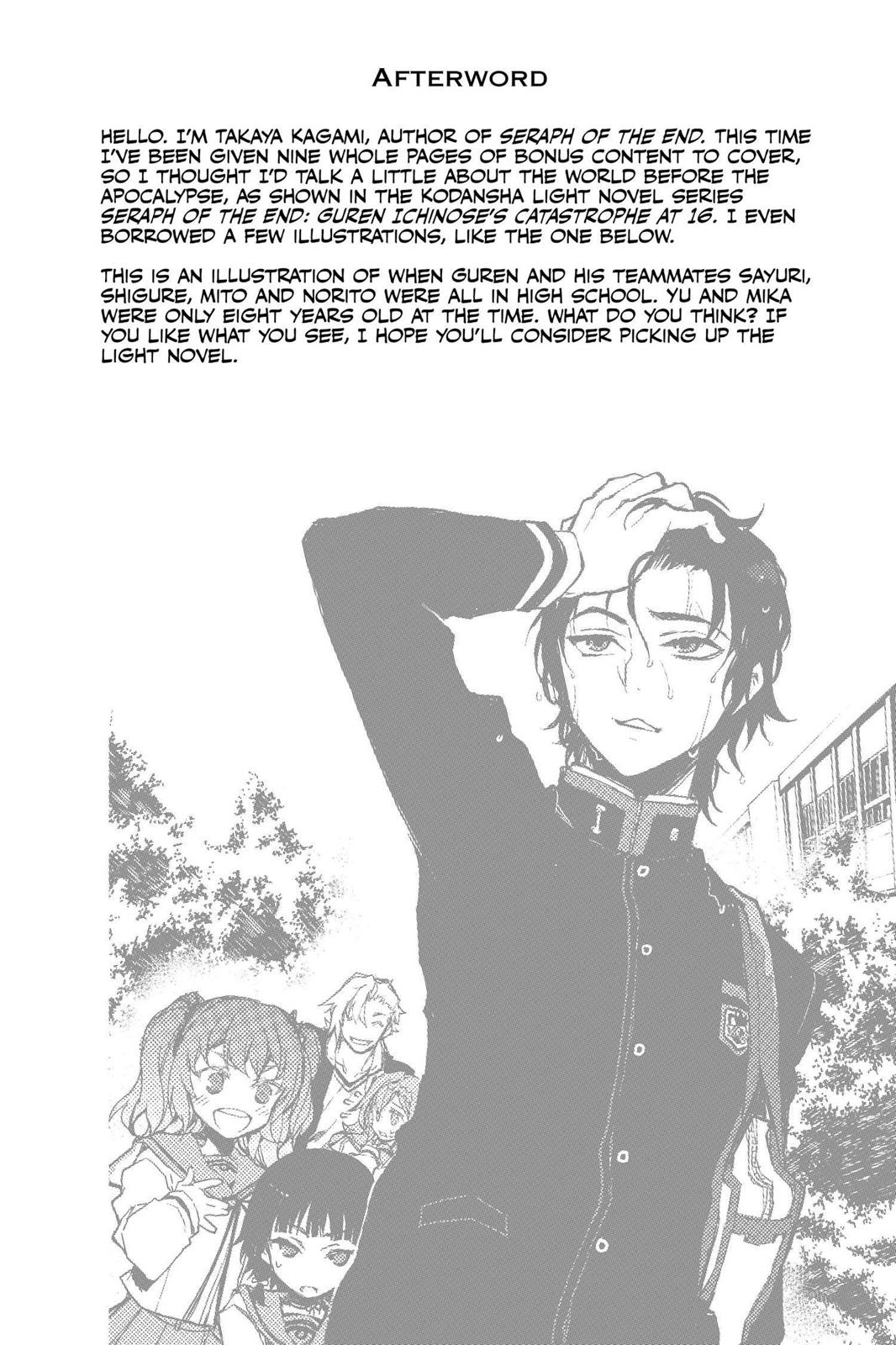 Read Seraph of the End Vampire Reign EN Manga Online
