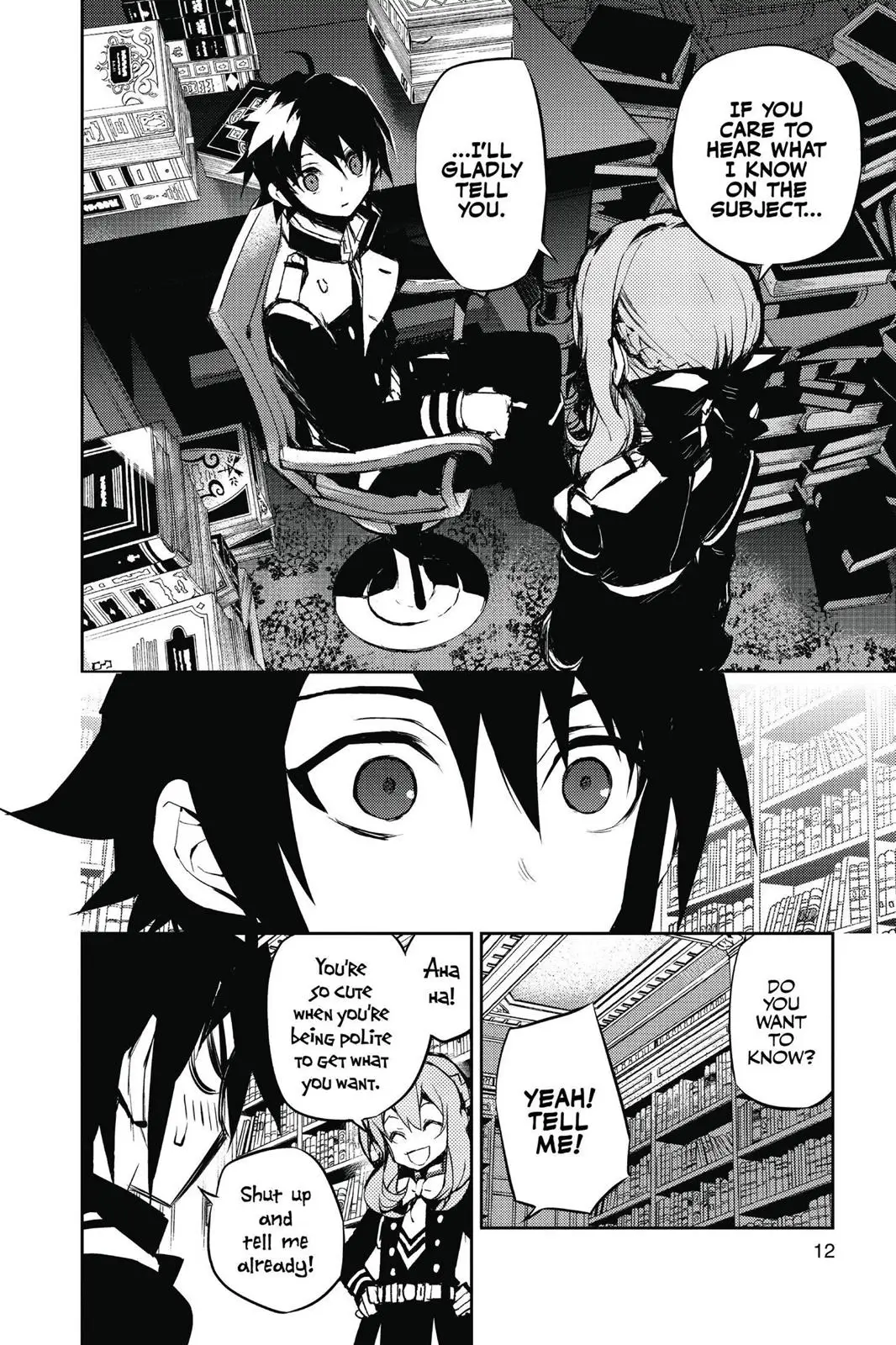 Read Seraph of the End Vampire Reign EN Manga Online