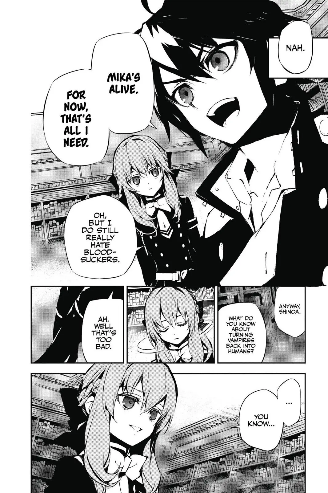 Read Seraph of the End Vampire Reign EN Manga Online