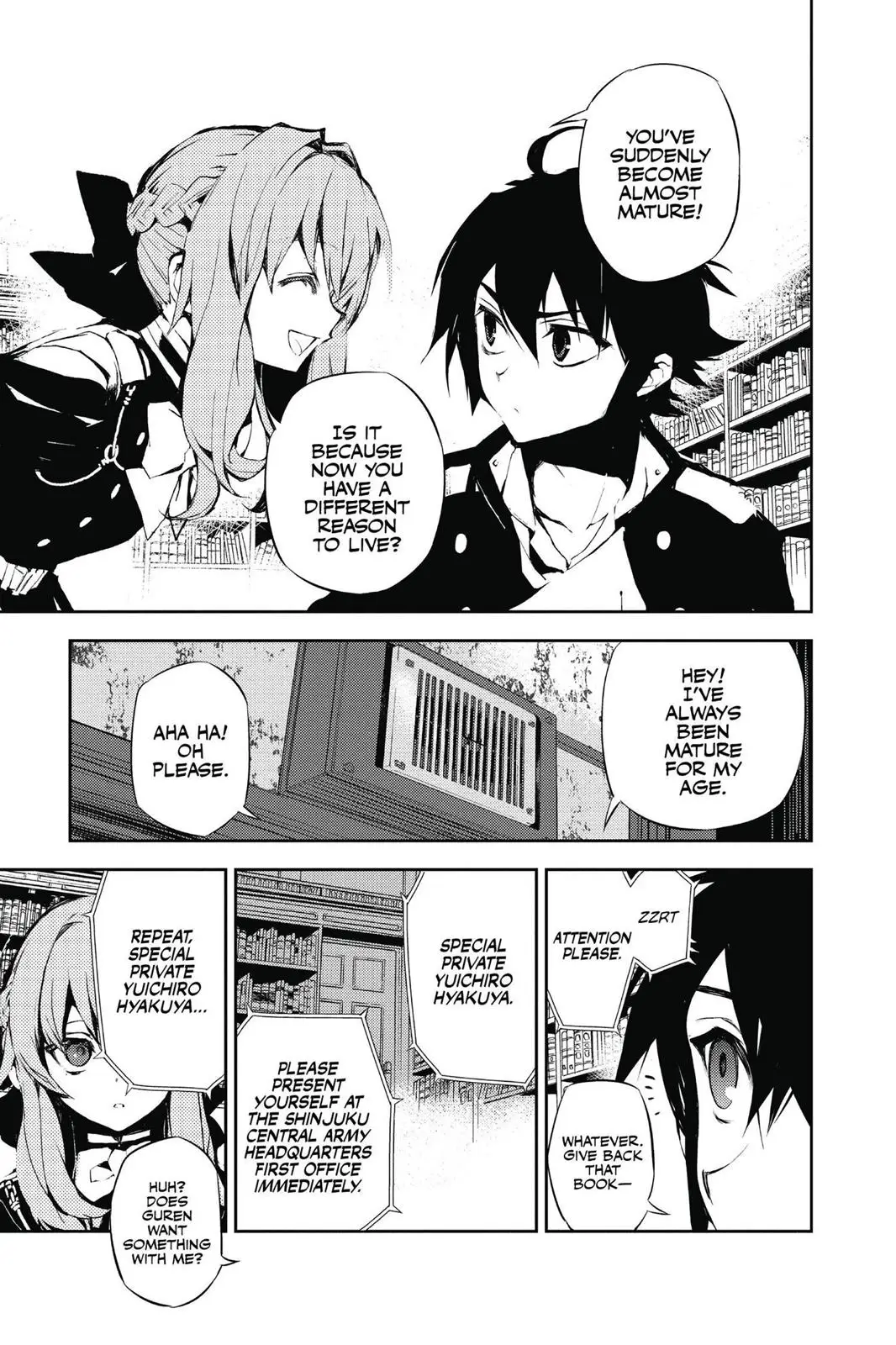 Read Seraph of the End Vampire Reign EN Manga Online