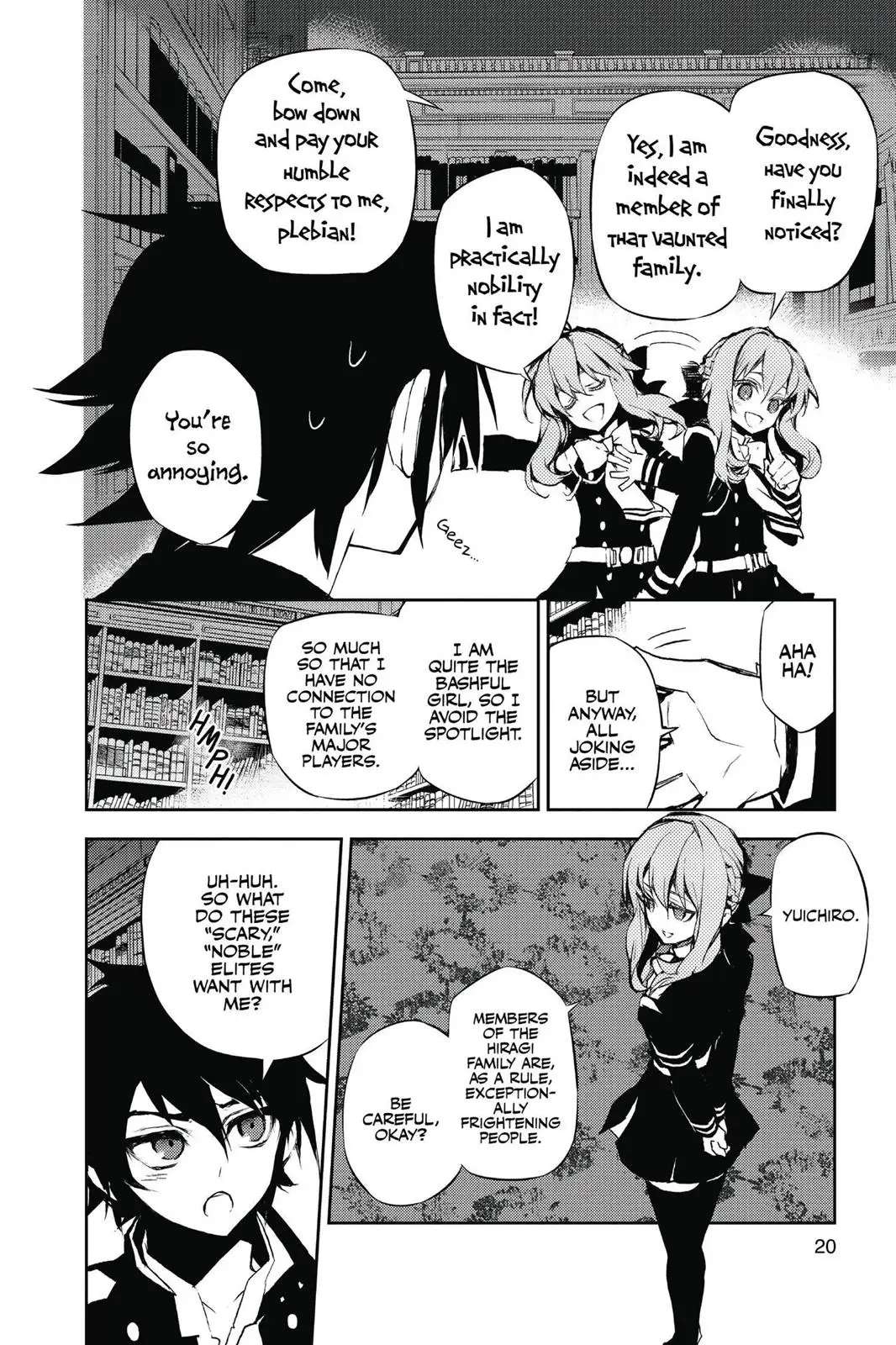 Read Seraph of the End Vampire Reign EN Manga Online