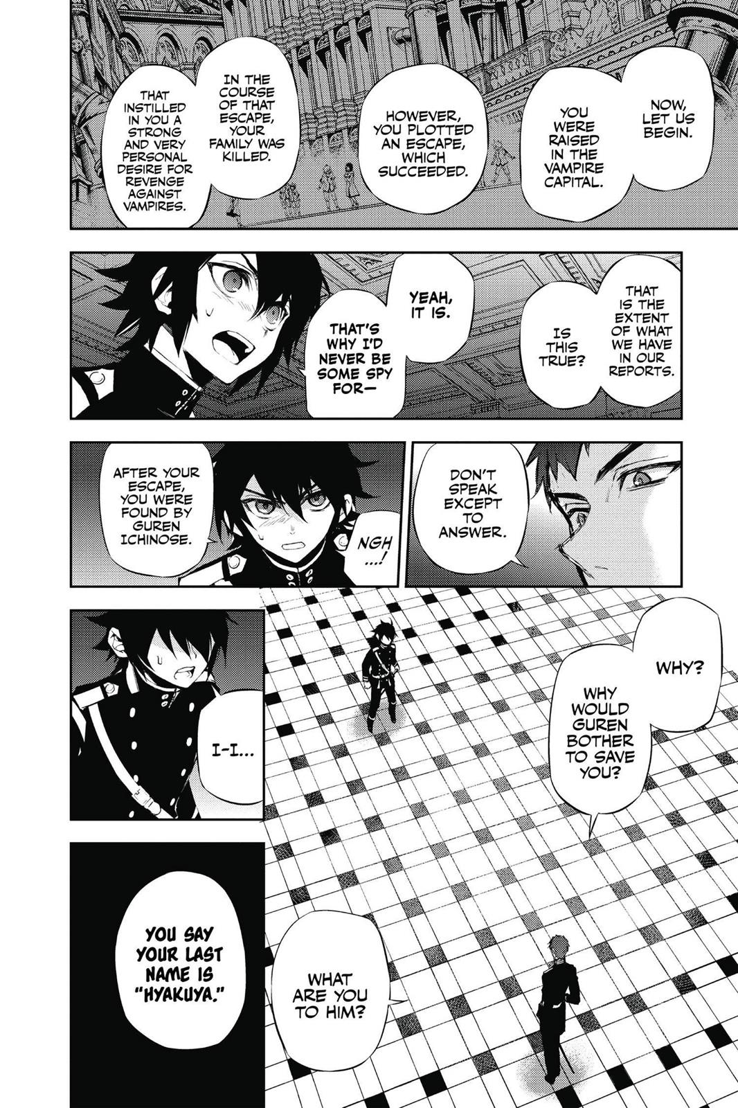 Read Seraph of the End Vampire Reign EN Manga Online
