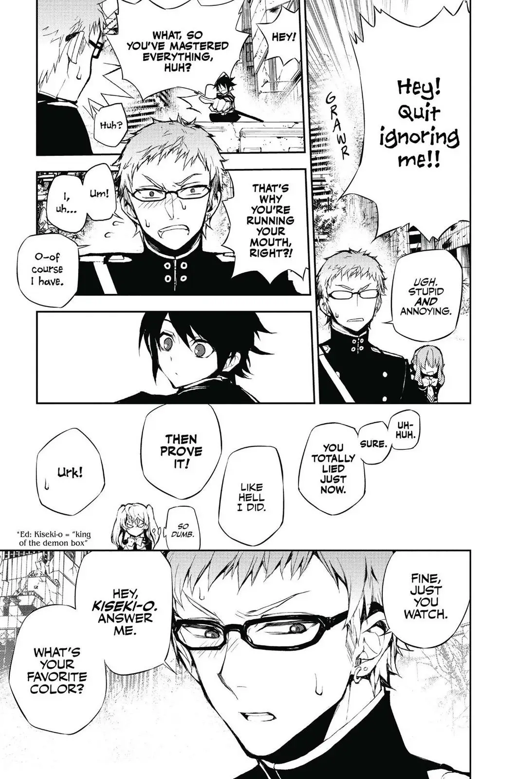 Read Seraph of the End Vampire Reign EN Manga Online
