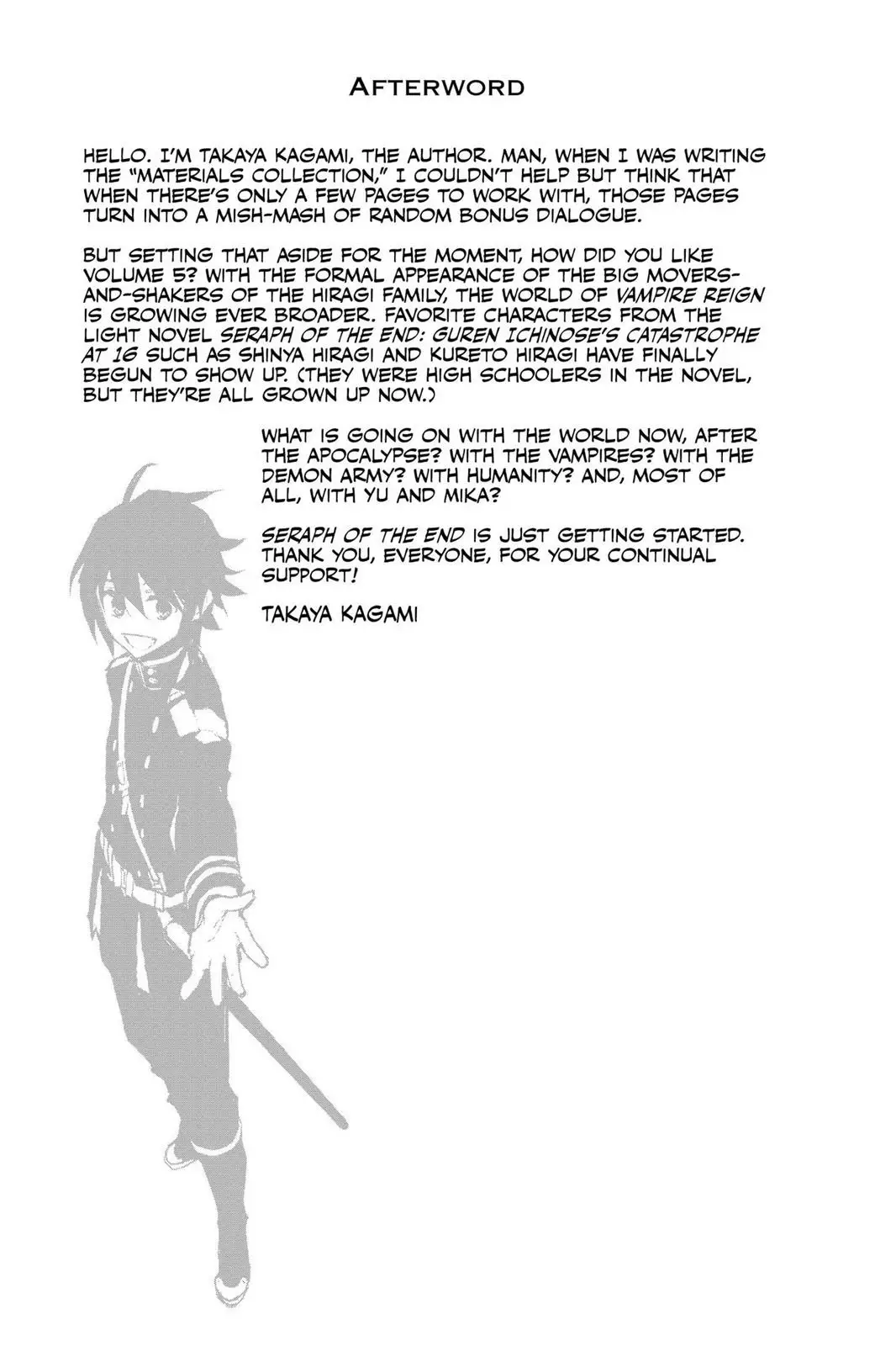 Read Seraph of the End Vampire Reign EN Manga Online