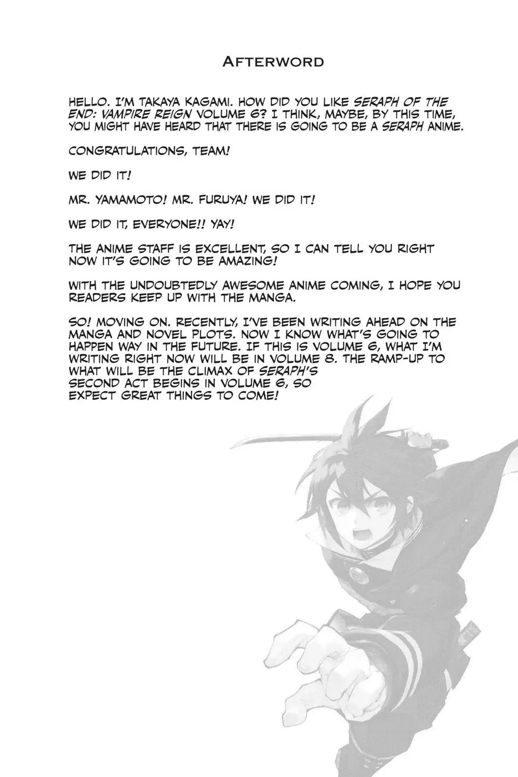 Read Seraph of the End Vampire Reign EN Manga Online