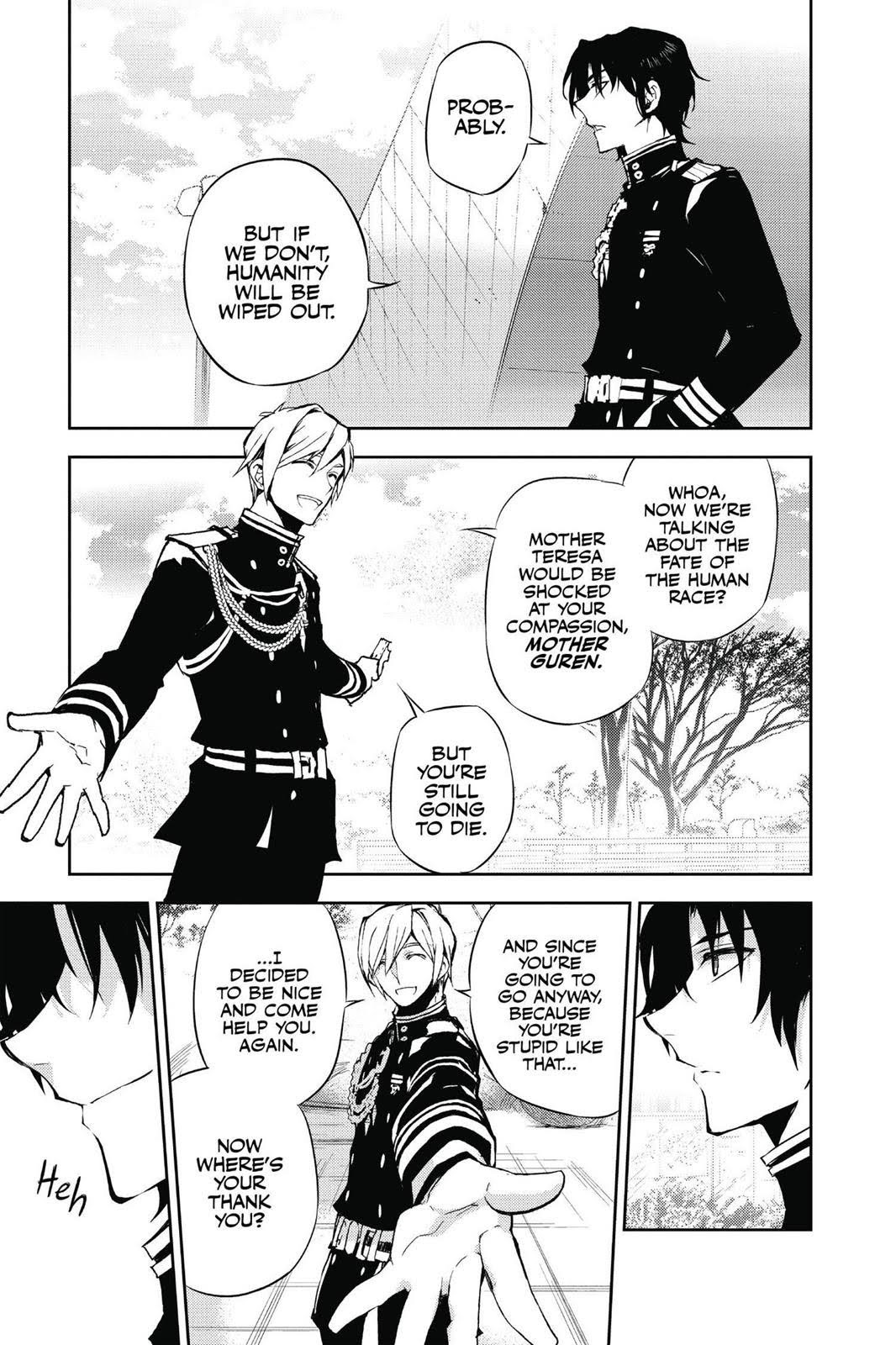 Read Seraph of the End Vampire Reign EN Manga Online