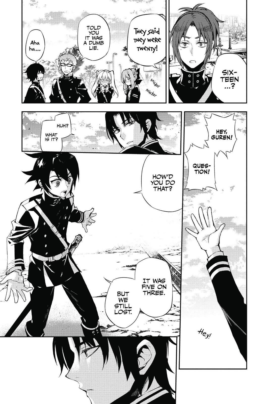 Read Seraph of the End Vampire Reign EN Manga Online