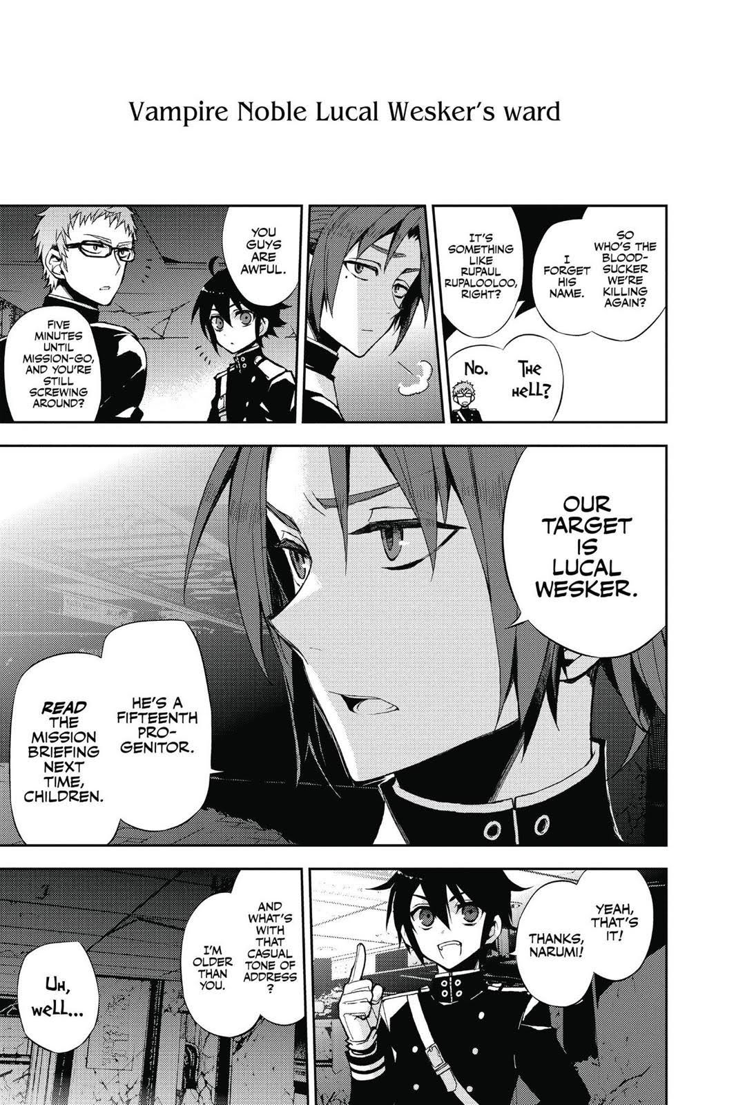 Read Seraph of the End Vampire Reign EN Manga Online