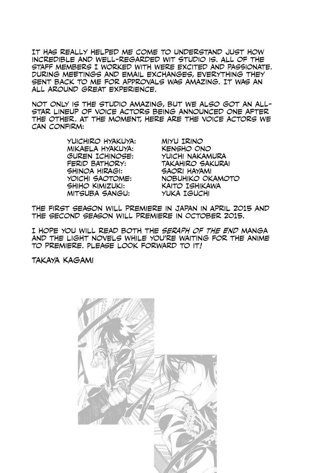 Read Seraph of the End Vampire Reign EN Manga Online