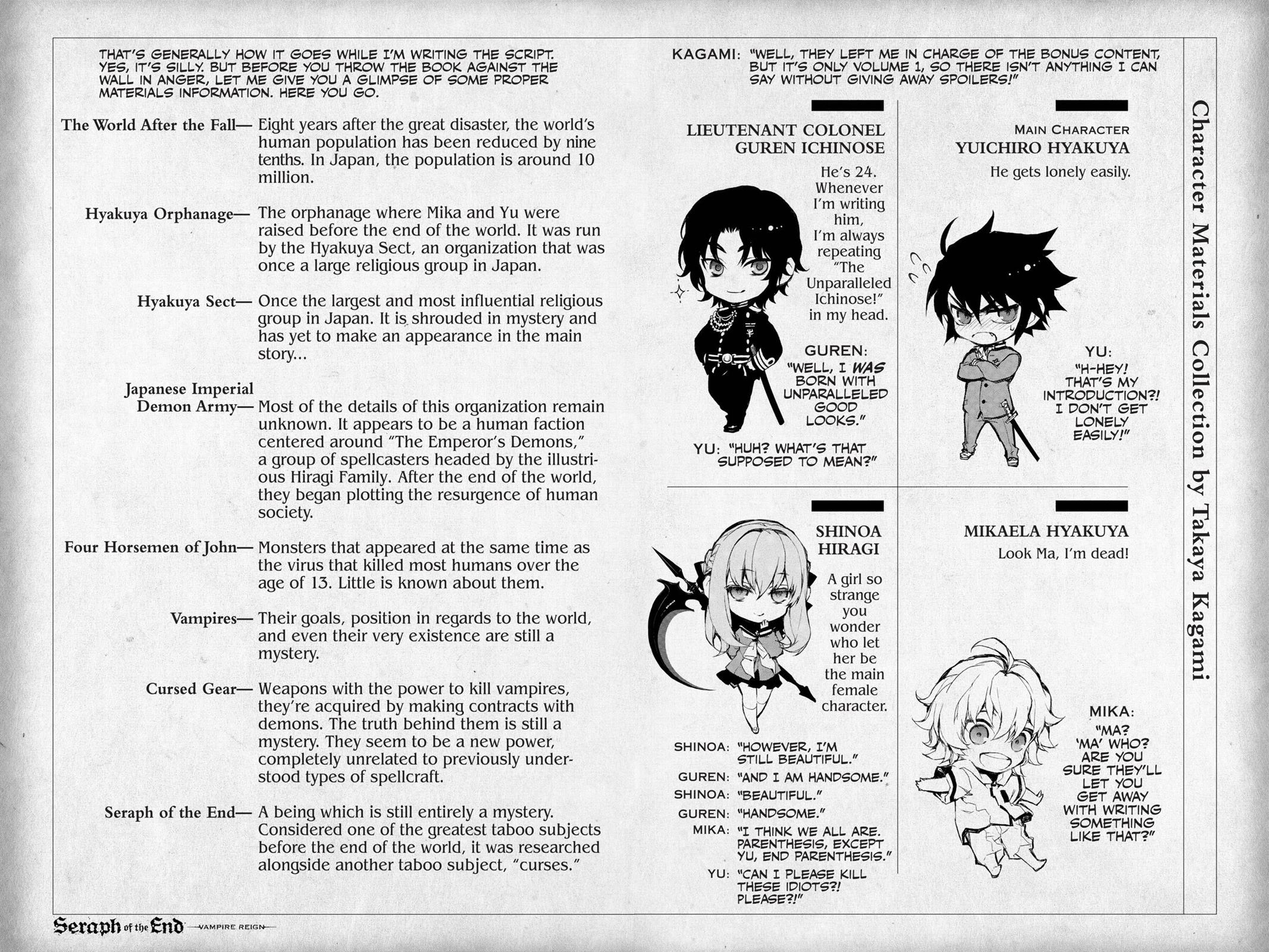 Read Seraph of the End Vampire Reign EN Manga Online