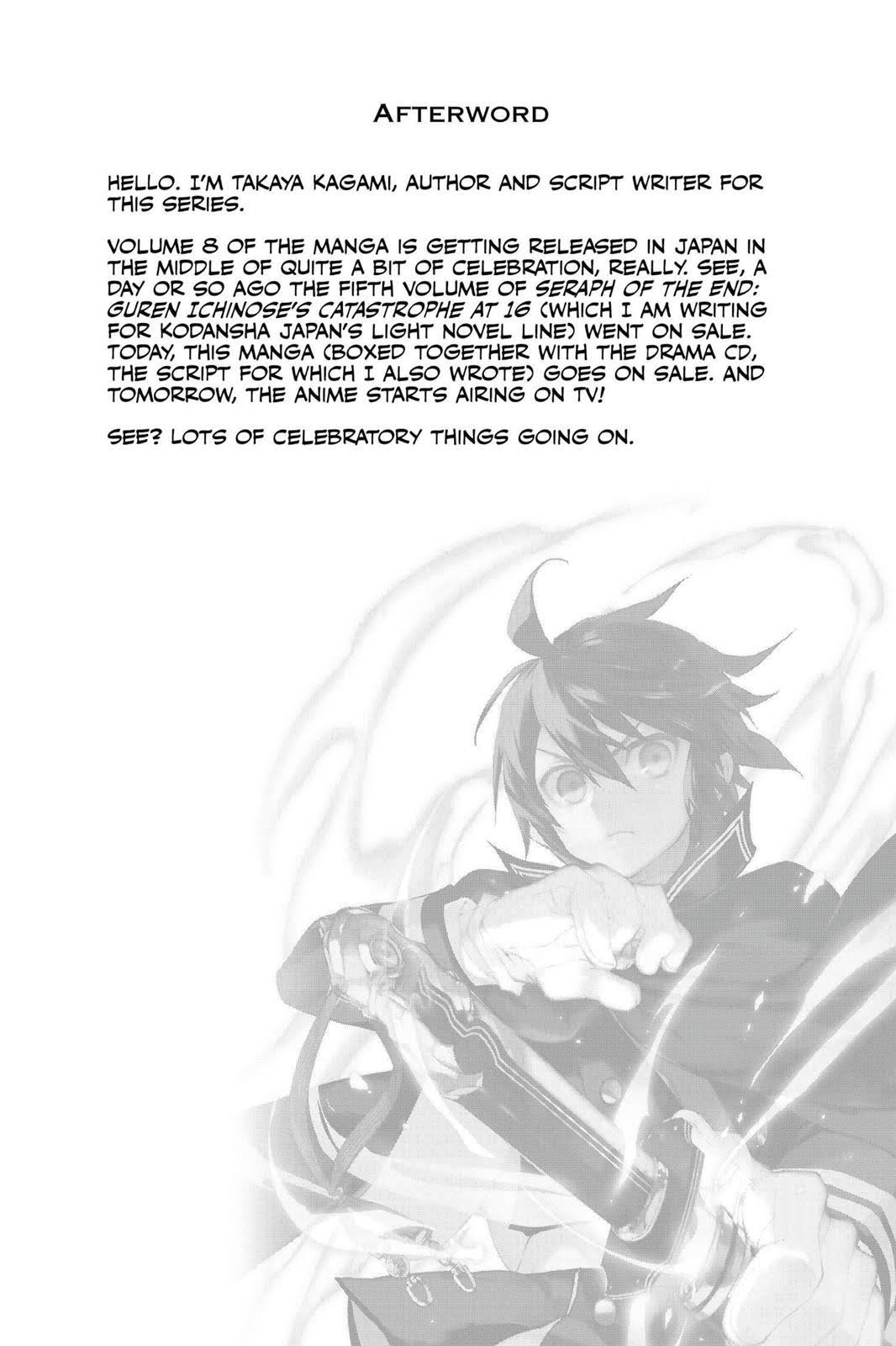 Read Seraph of the End Vampire Reign EN Manga Online