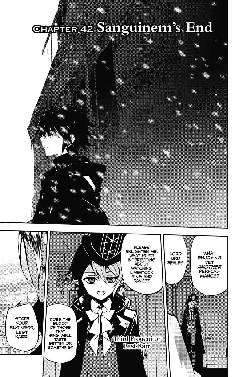 Read Seraph of the End Vampire Reign EN Manga Online