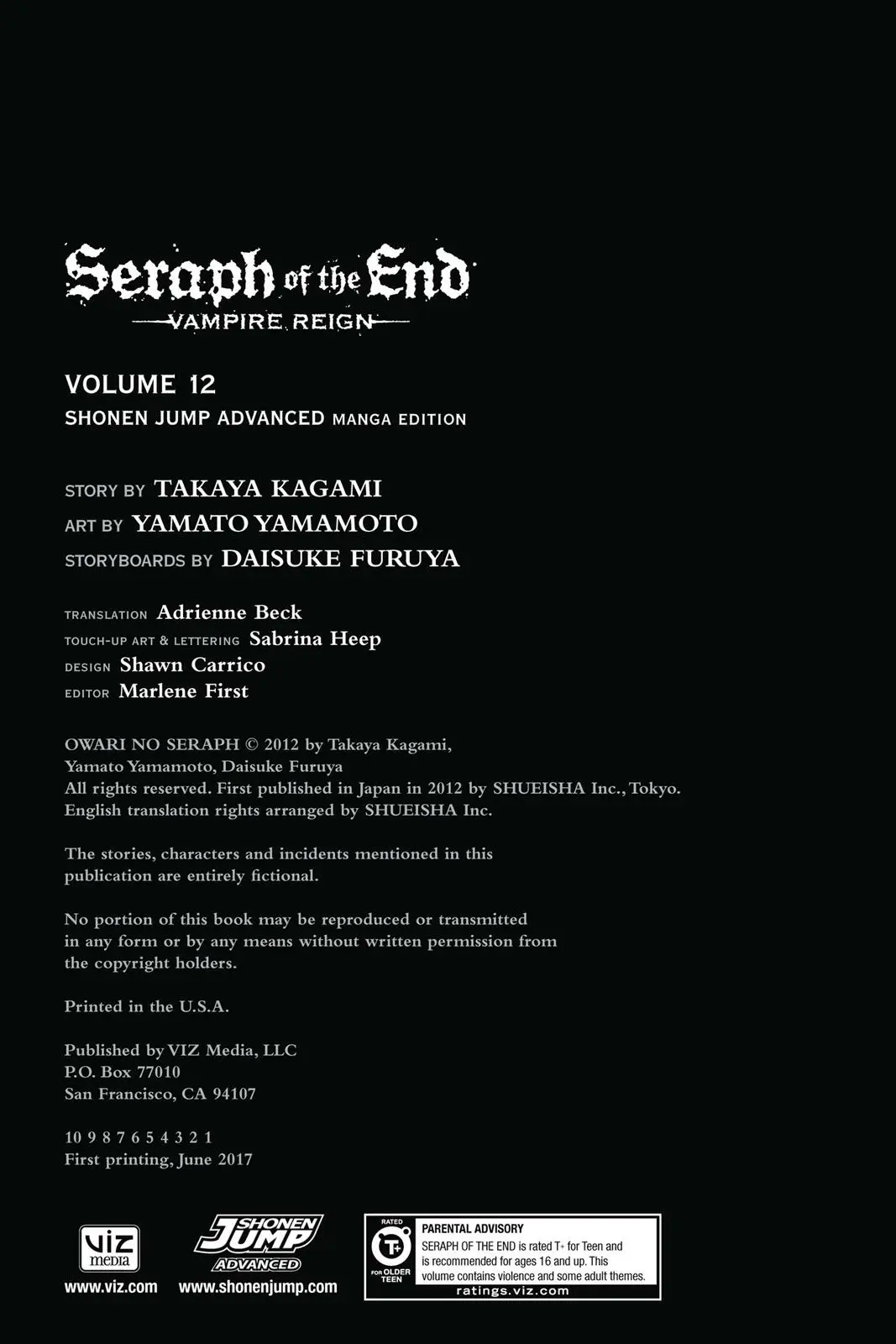 Read Seraph of the End Vampire Reign EN Manga Online