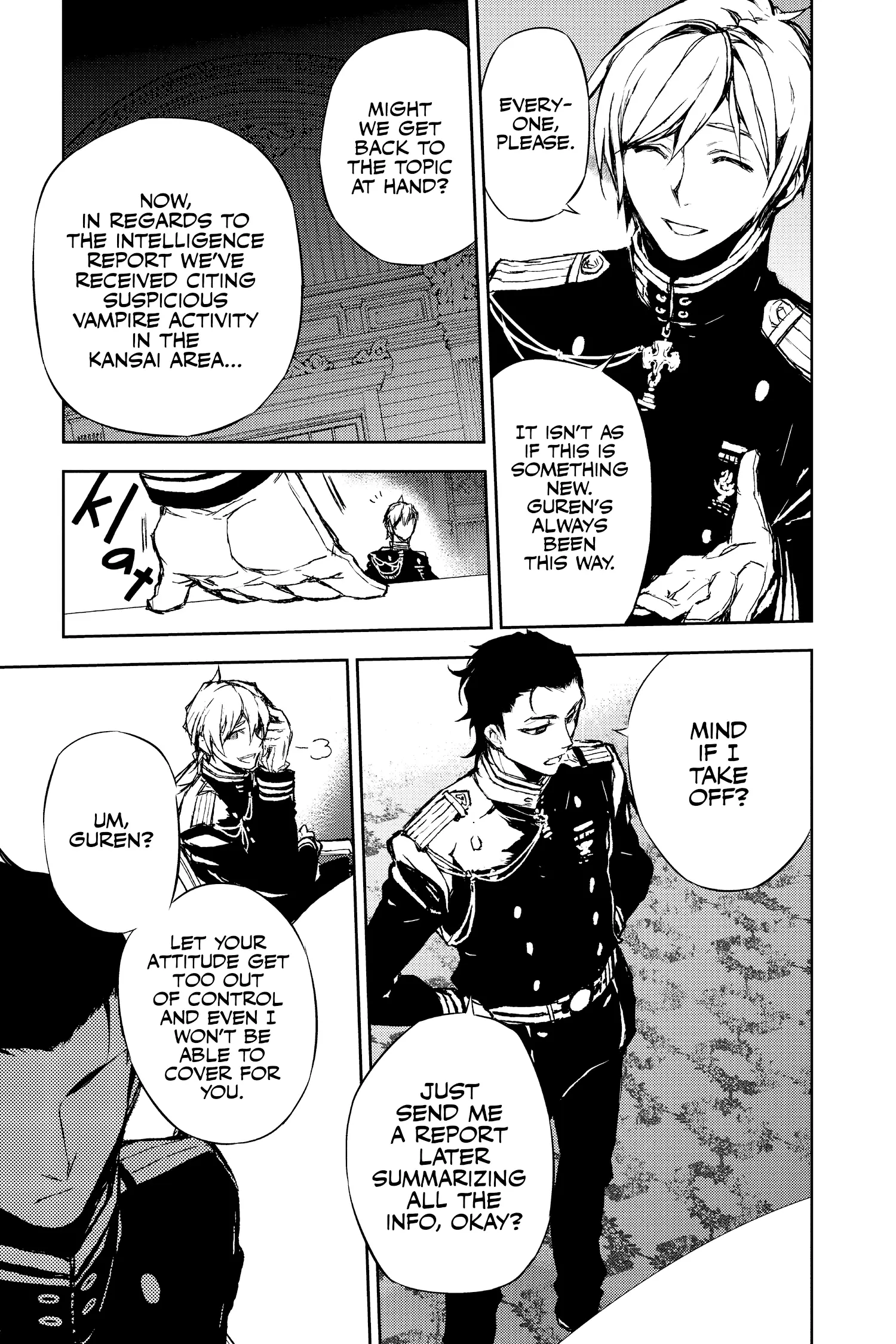 Read Seraph of the End Vampire Reign EN Manga Online