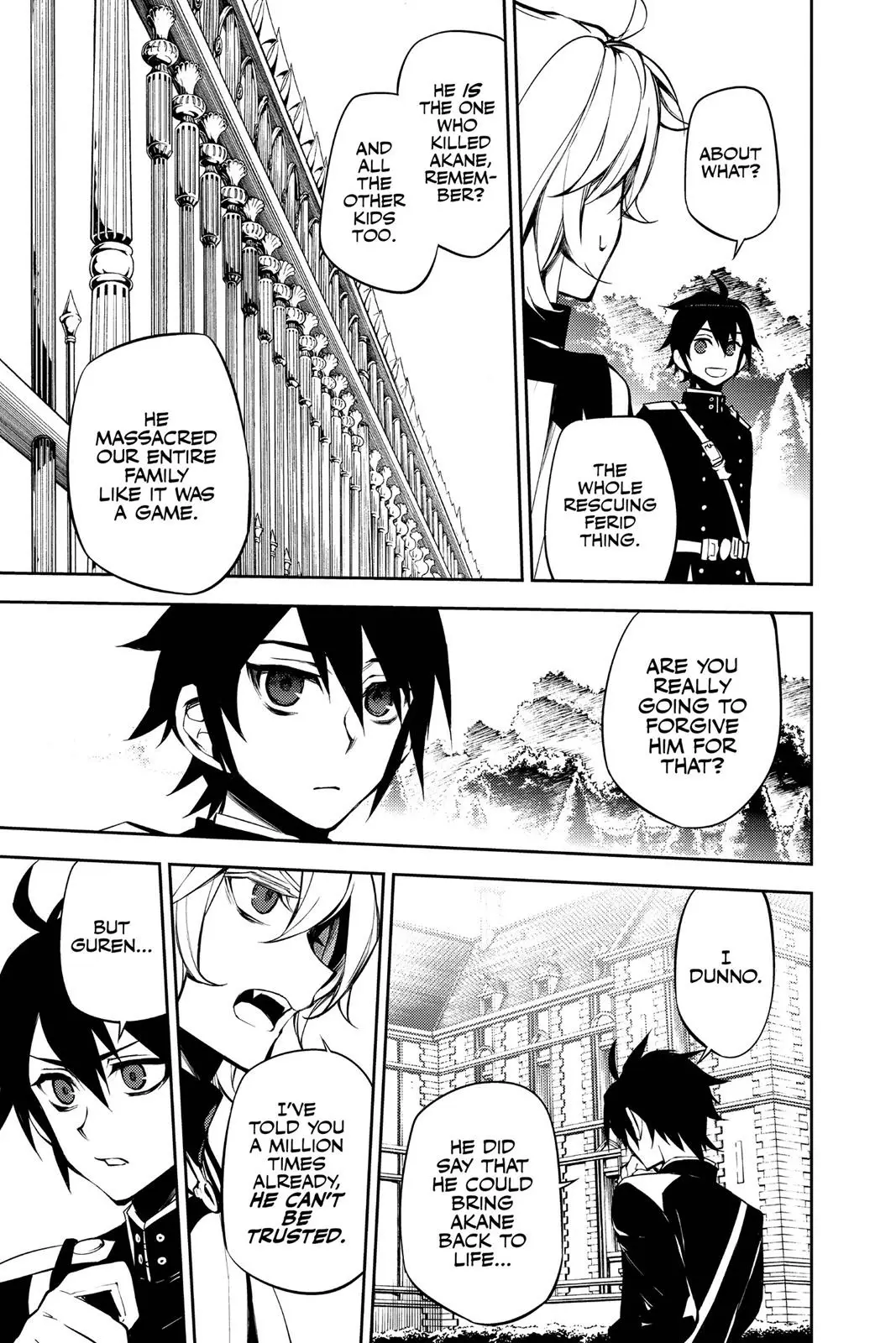 Read Seraph of the End Vampire Reign EN Manga Online