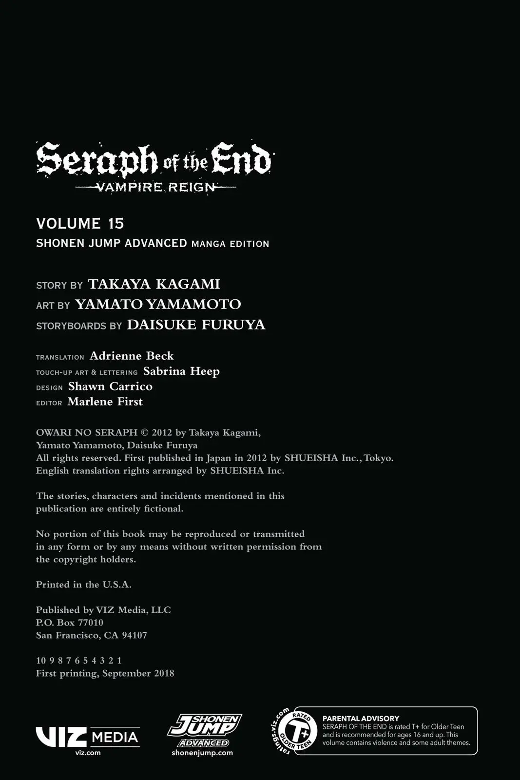 Read Seraph of the End Vampire Reign EN Manga Online