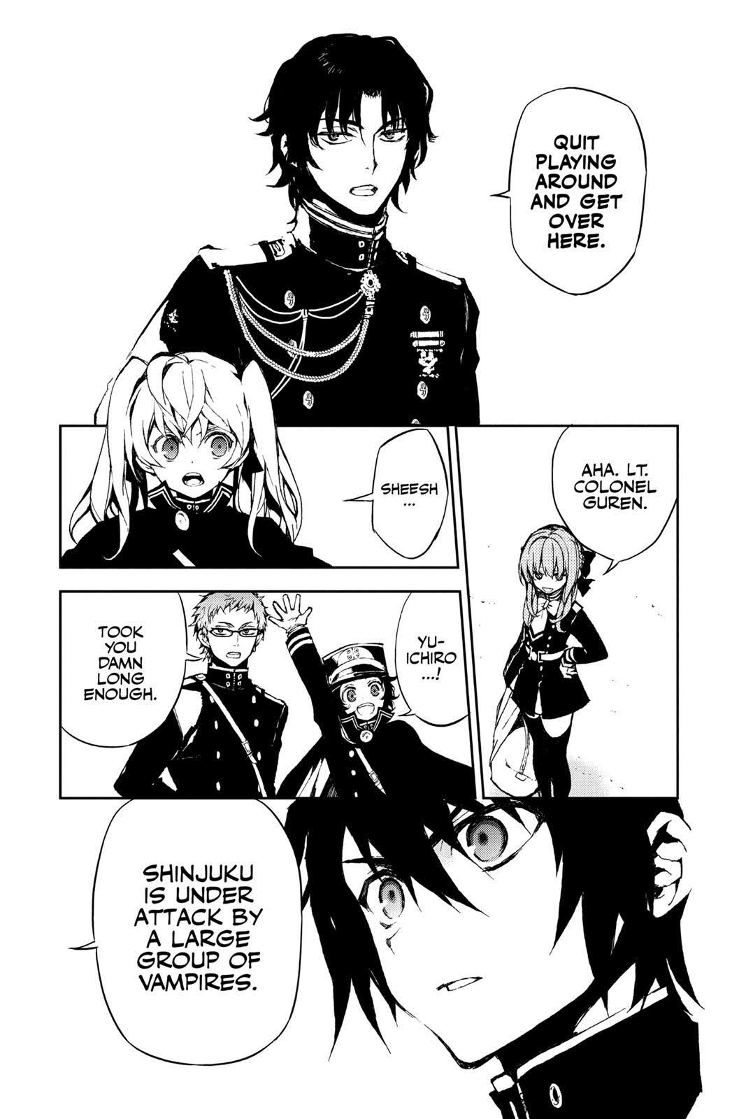 Read Seraph of the End Vampire Reign EN Manga Online