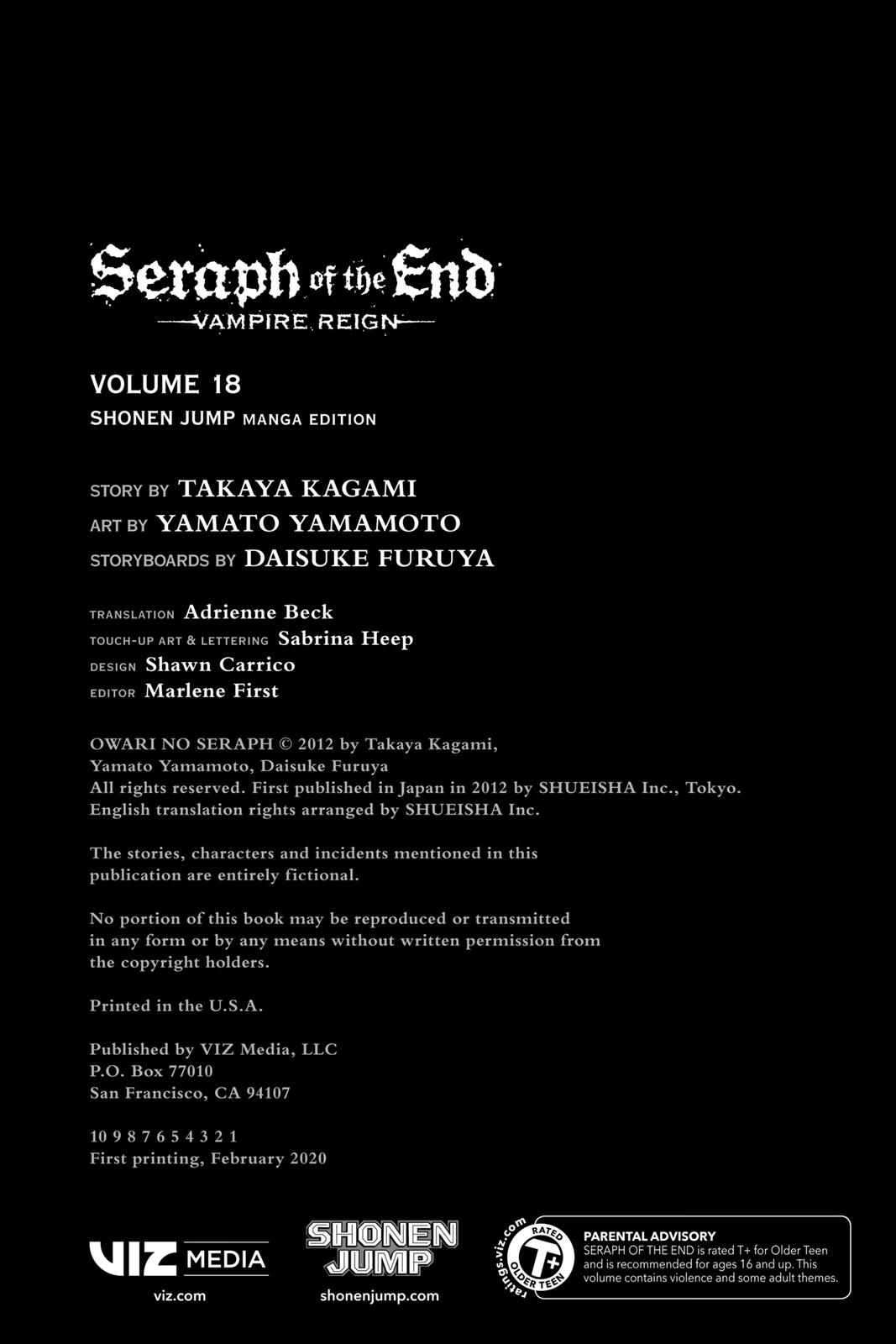 Read Seraph of the End Vampire Reign EN Manga Online