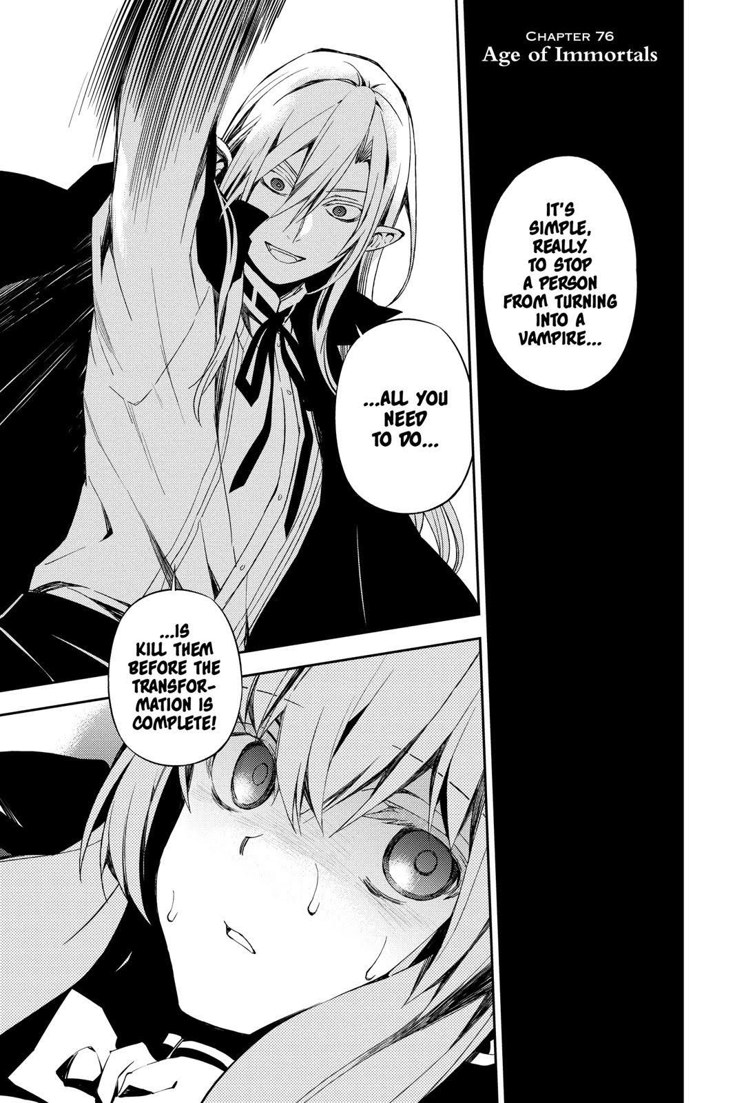 Read Seraph of the End Vampire Reign EN Manga Online