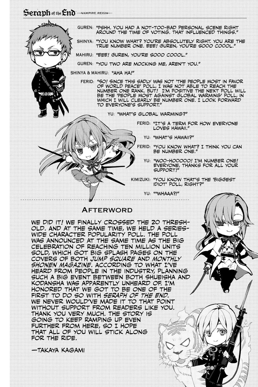 Read Seraph of the End Vampire Reign EN Manga Online