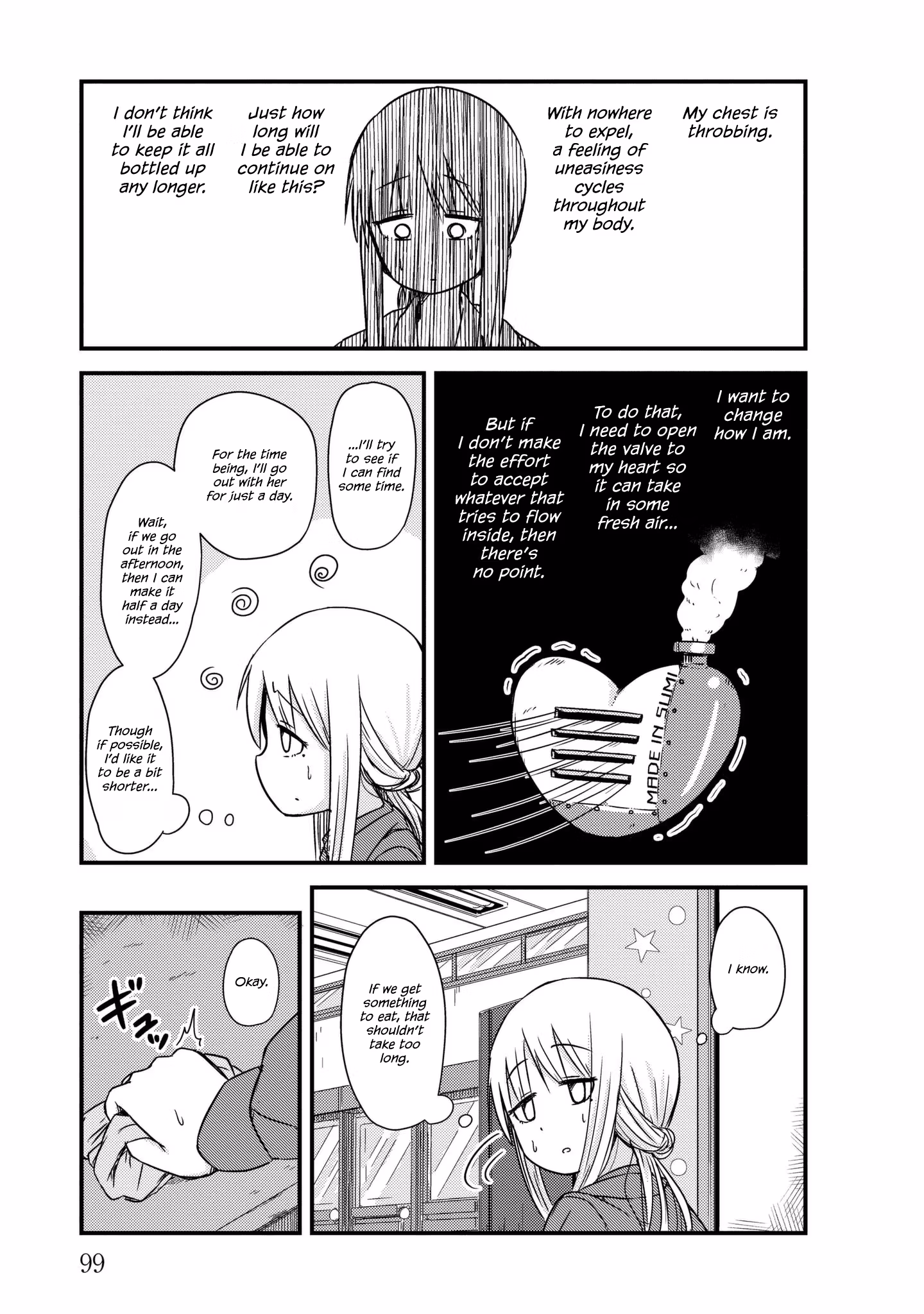 Read She doesn't know why she lives EN Manga Online