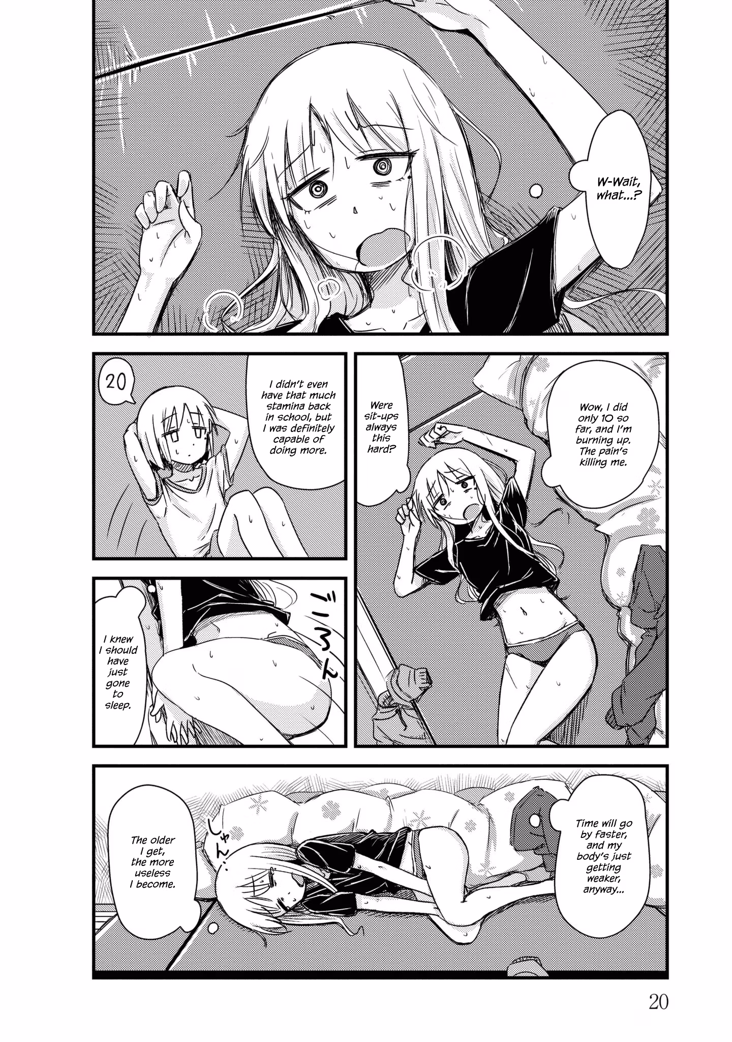 Read She doesn't know why she lives EN Manga Online