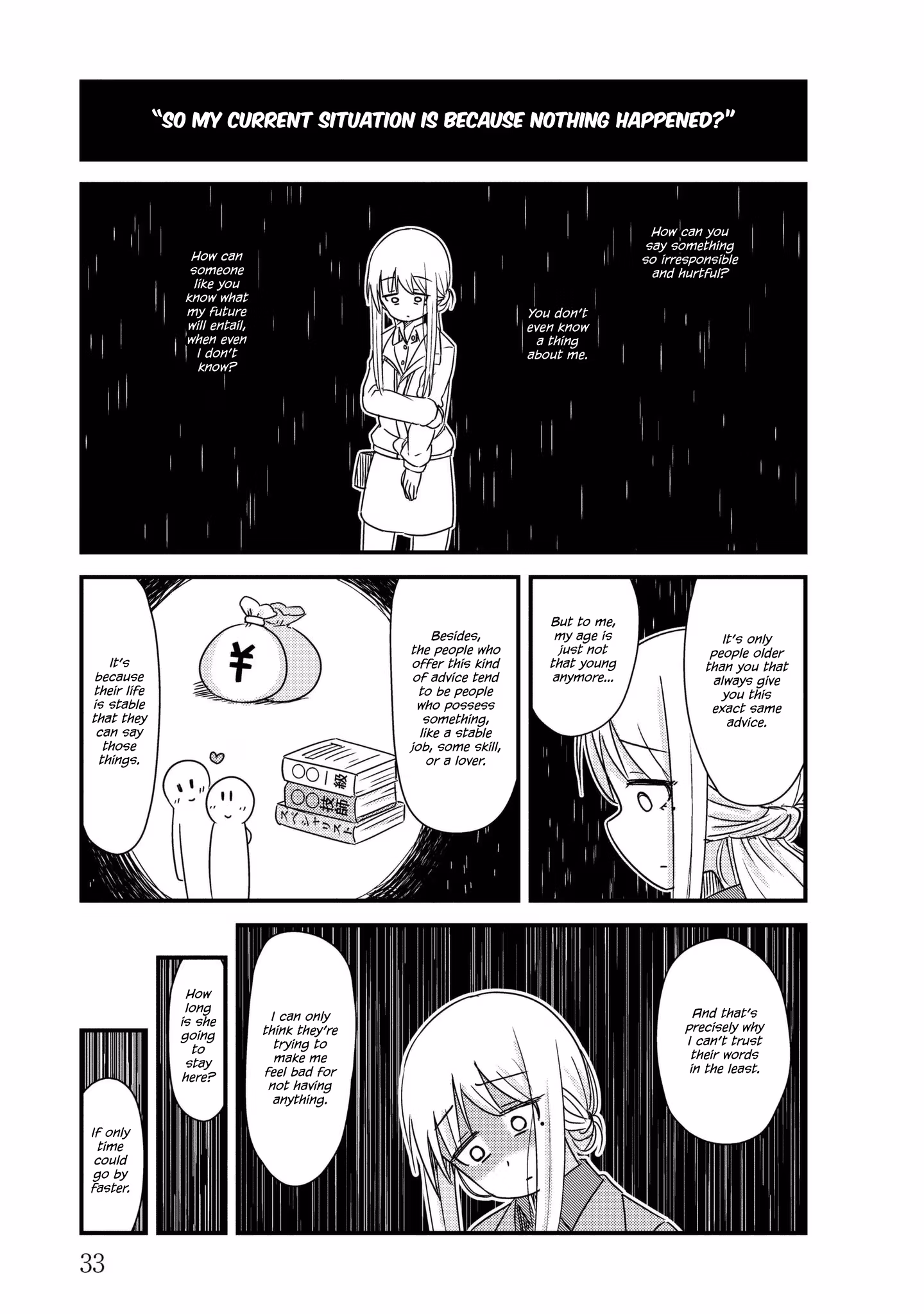 Read She doesn't know why she lives EN Manga Online