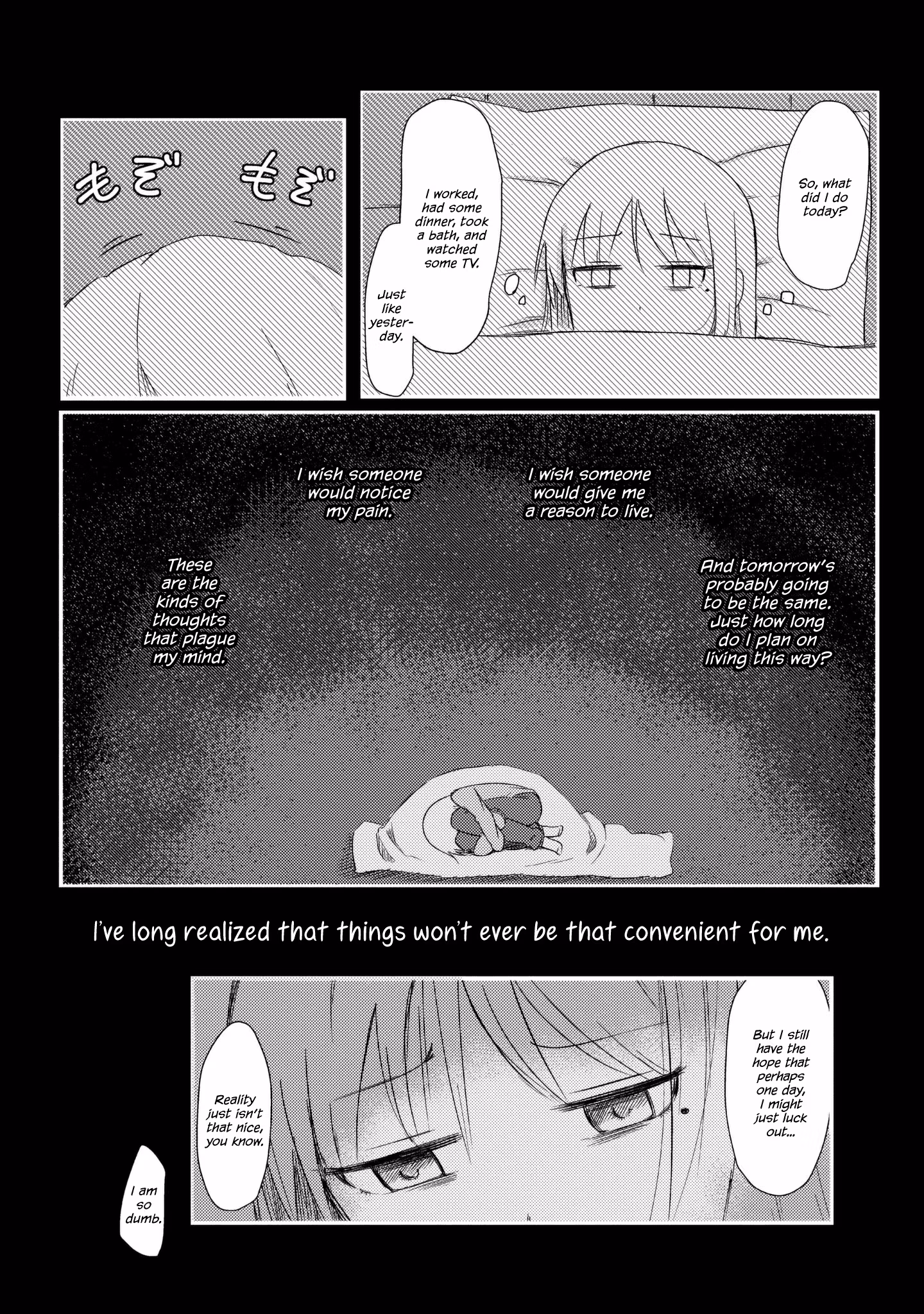 Read She doesn't know why she lives EN Manga Online