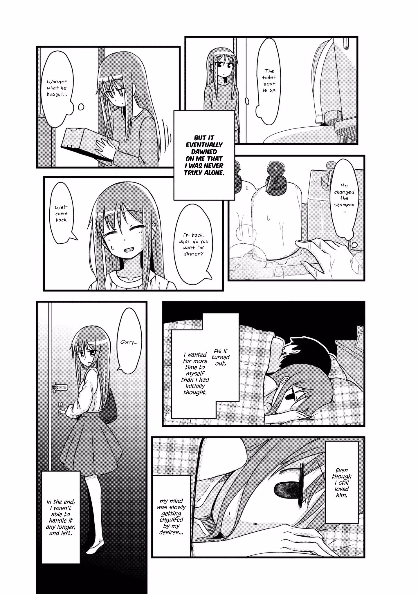 Read She doesn't know why she lives EN Manga Online