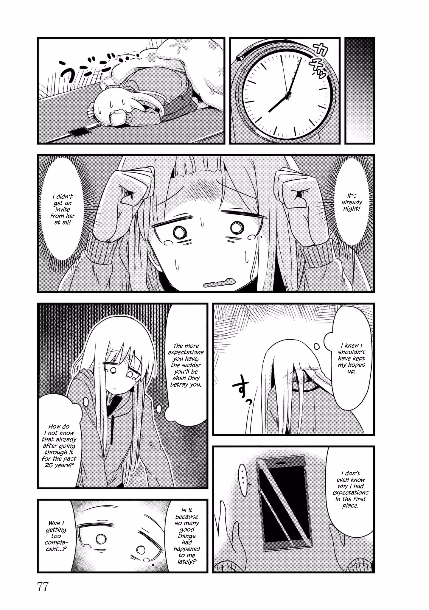 Read She doesn't know why she lives EN Manga Online