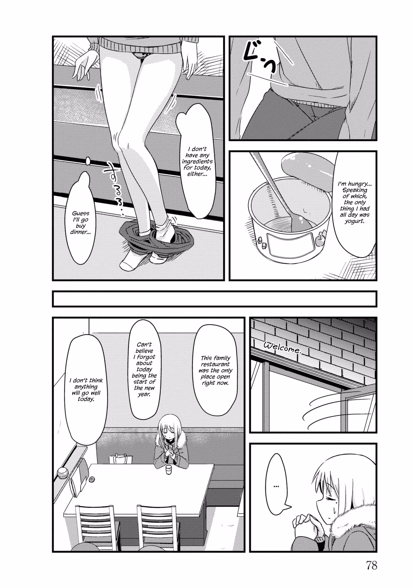 Read She doesn't know why she lives EN Manga Online