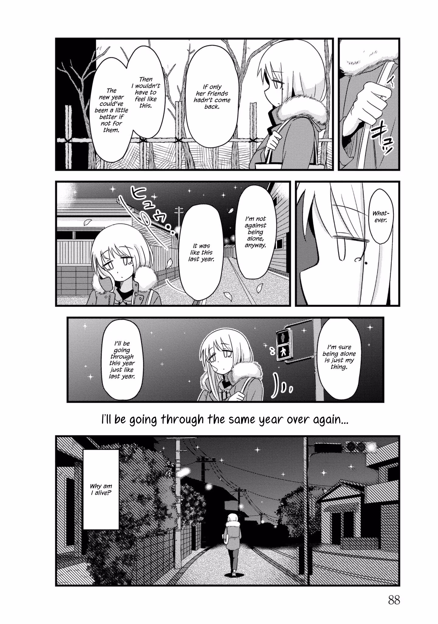 Read She doesn't know why she lives EN Manga Online