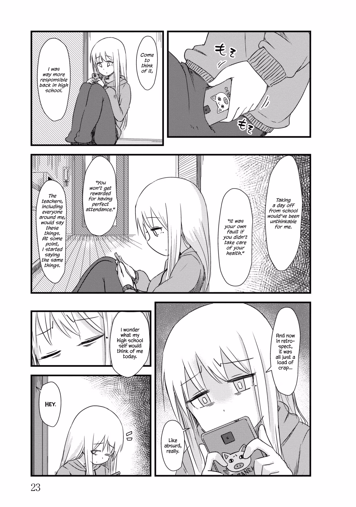 Read She doesn't know why she lives EN Manga Online
