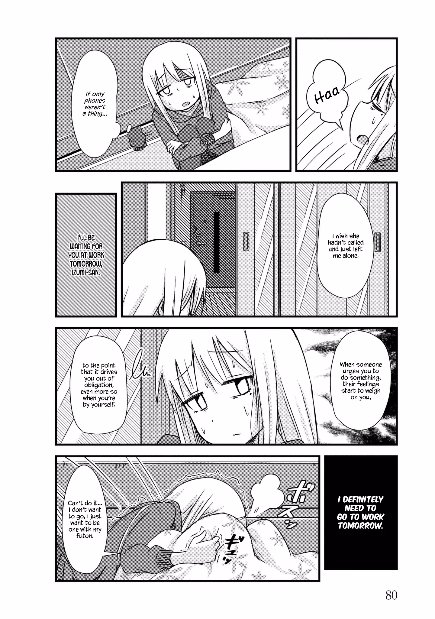 Read She doesn't know why she lives EN Manga Online