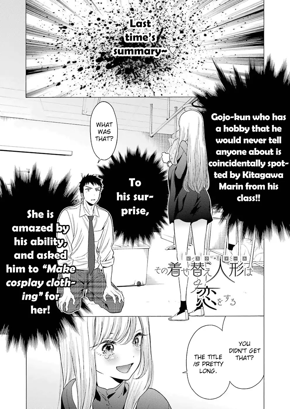 Read Sono Bisque Doll wa Koi wo suru EN Manga Online