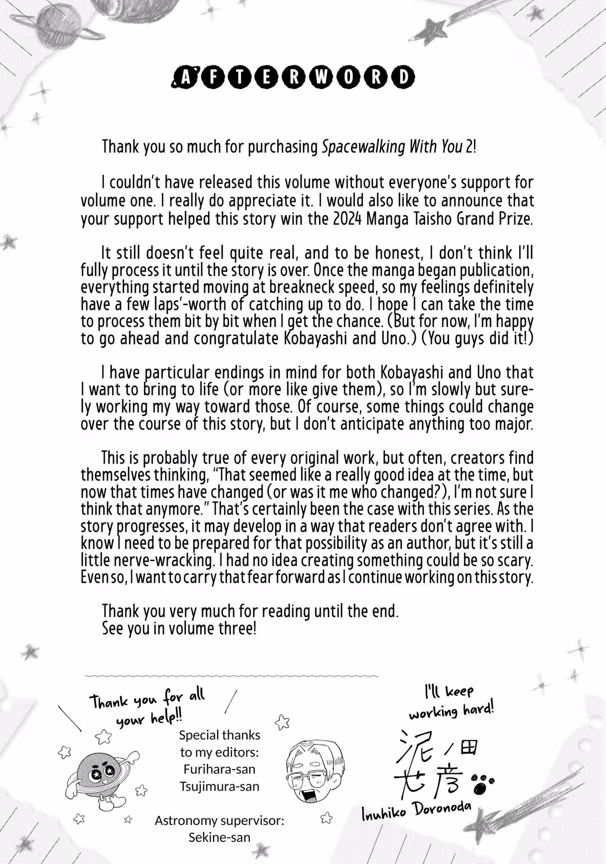 Read Spacewalking With You EN Manga Online