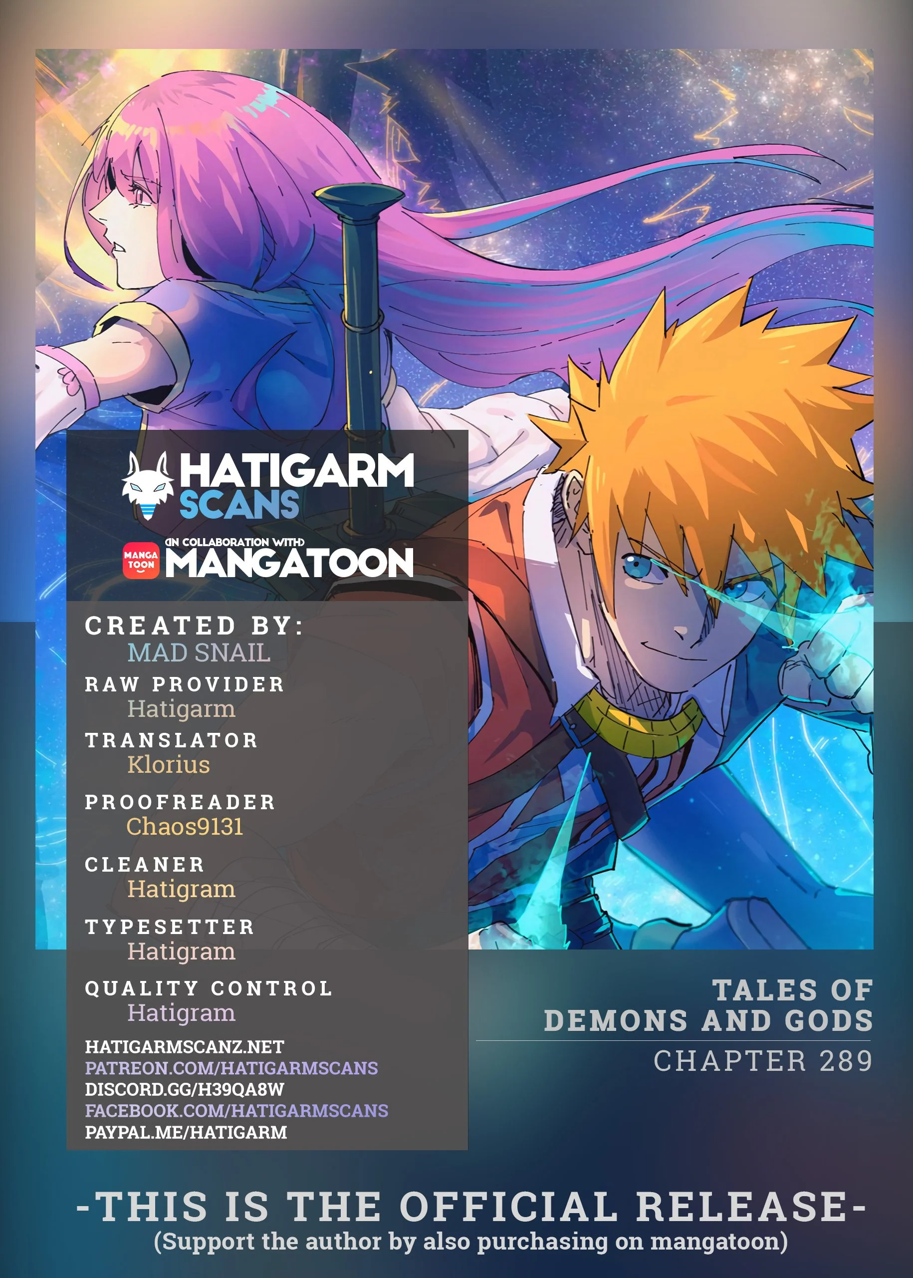Read Tales of Demons and Gods EN Manga Online