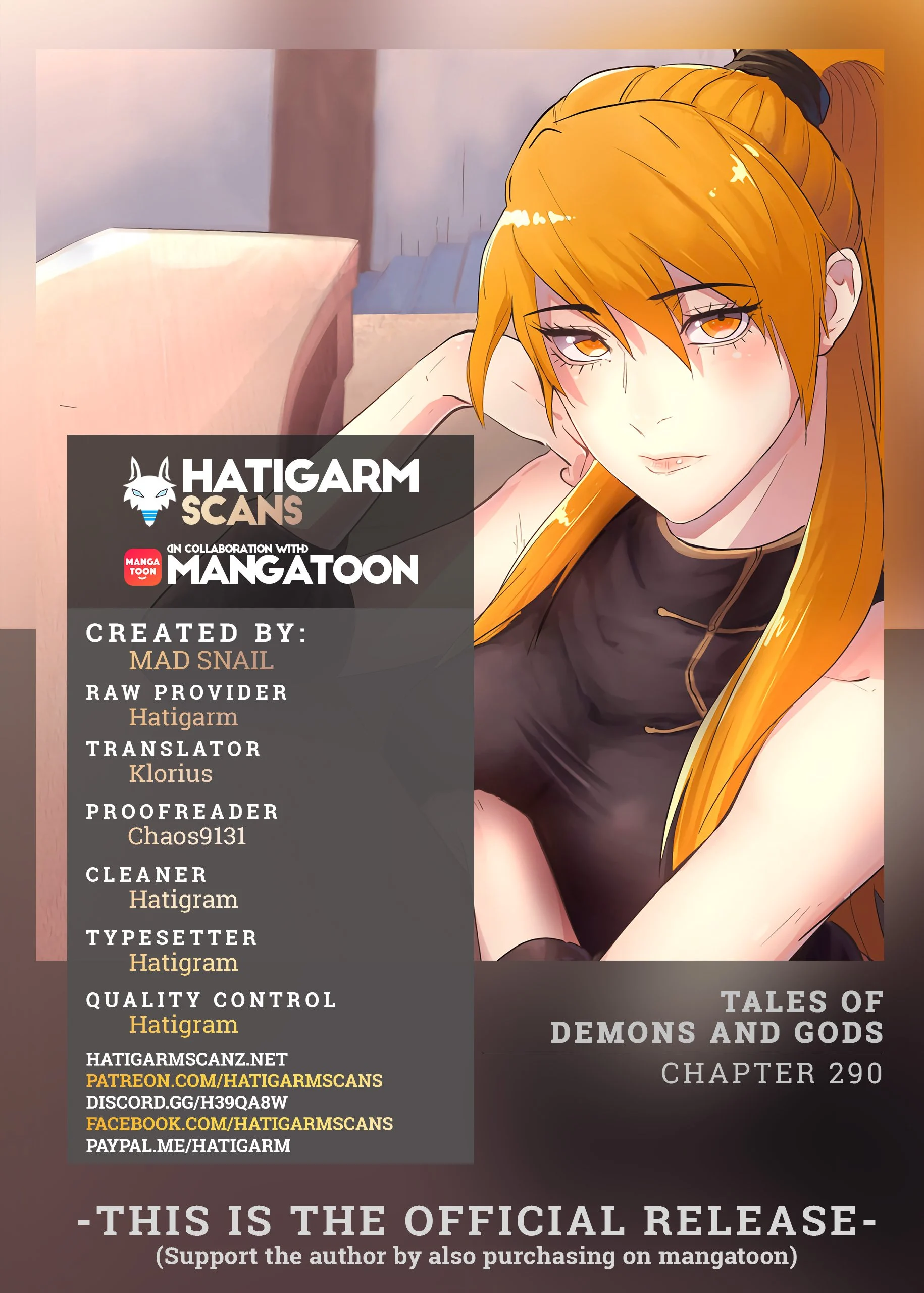Read Tales of Demons and Gods EN Manga Online