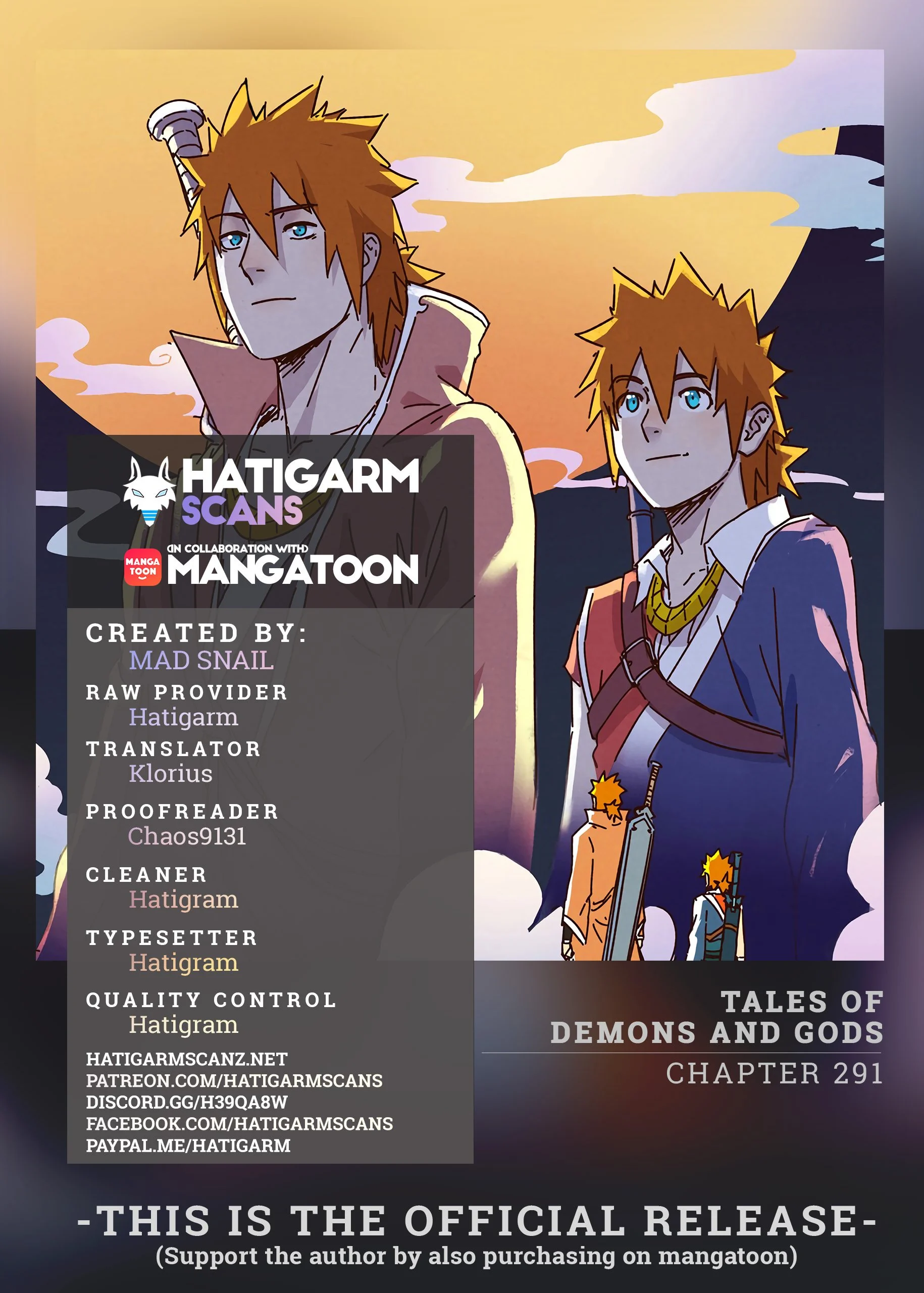 Read Tales of Demons and Gods EN Manga Online