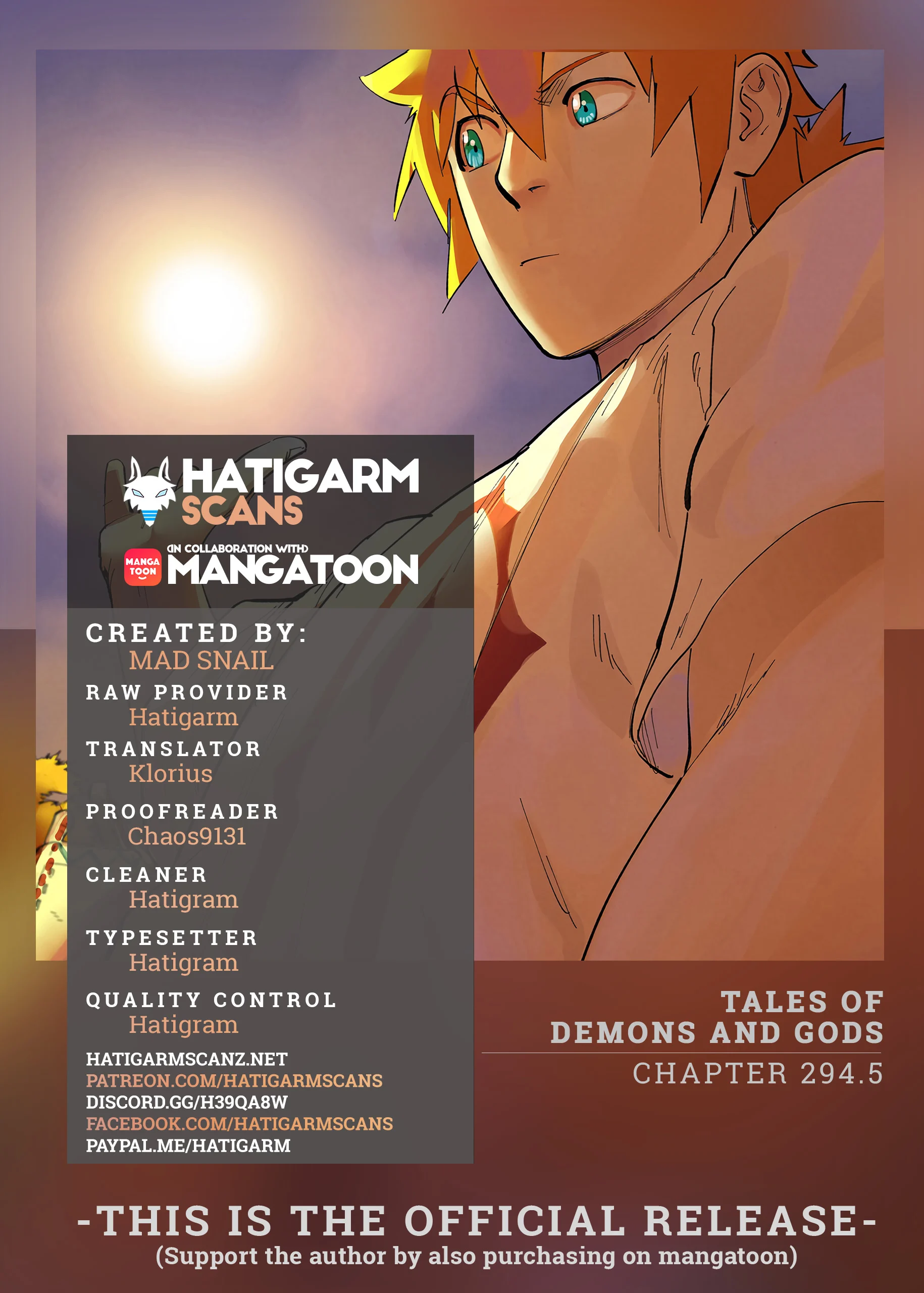 Read Tales of Demons and Gods EN Manga Online