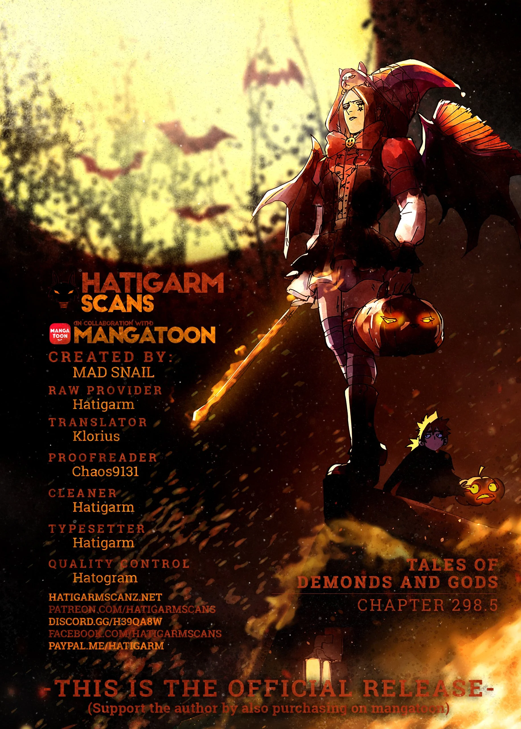 Read Tales of Demons and Gods EN Manga Online