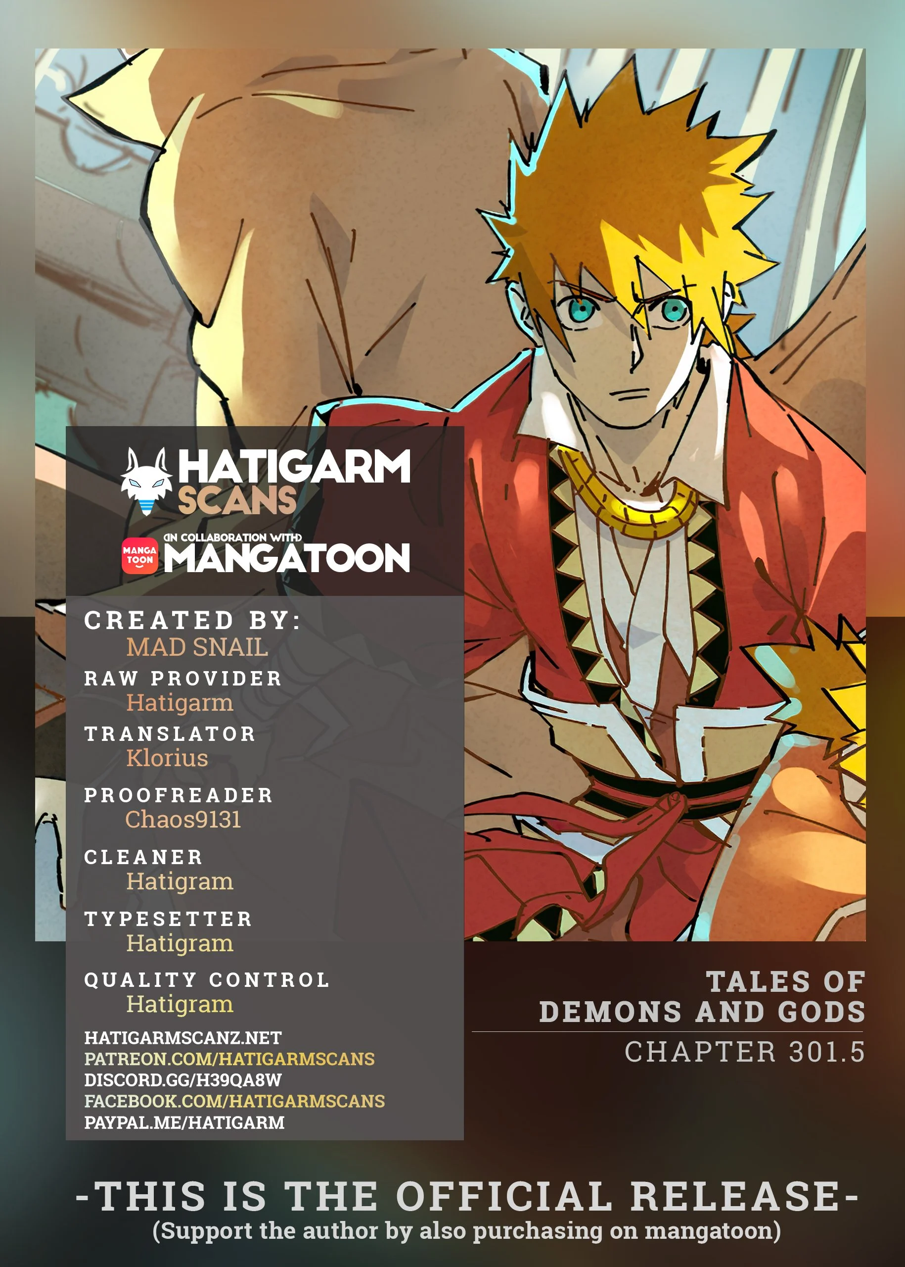 Read Tales of Demons and Gods EN Manga Online