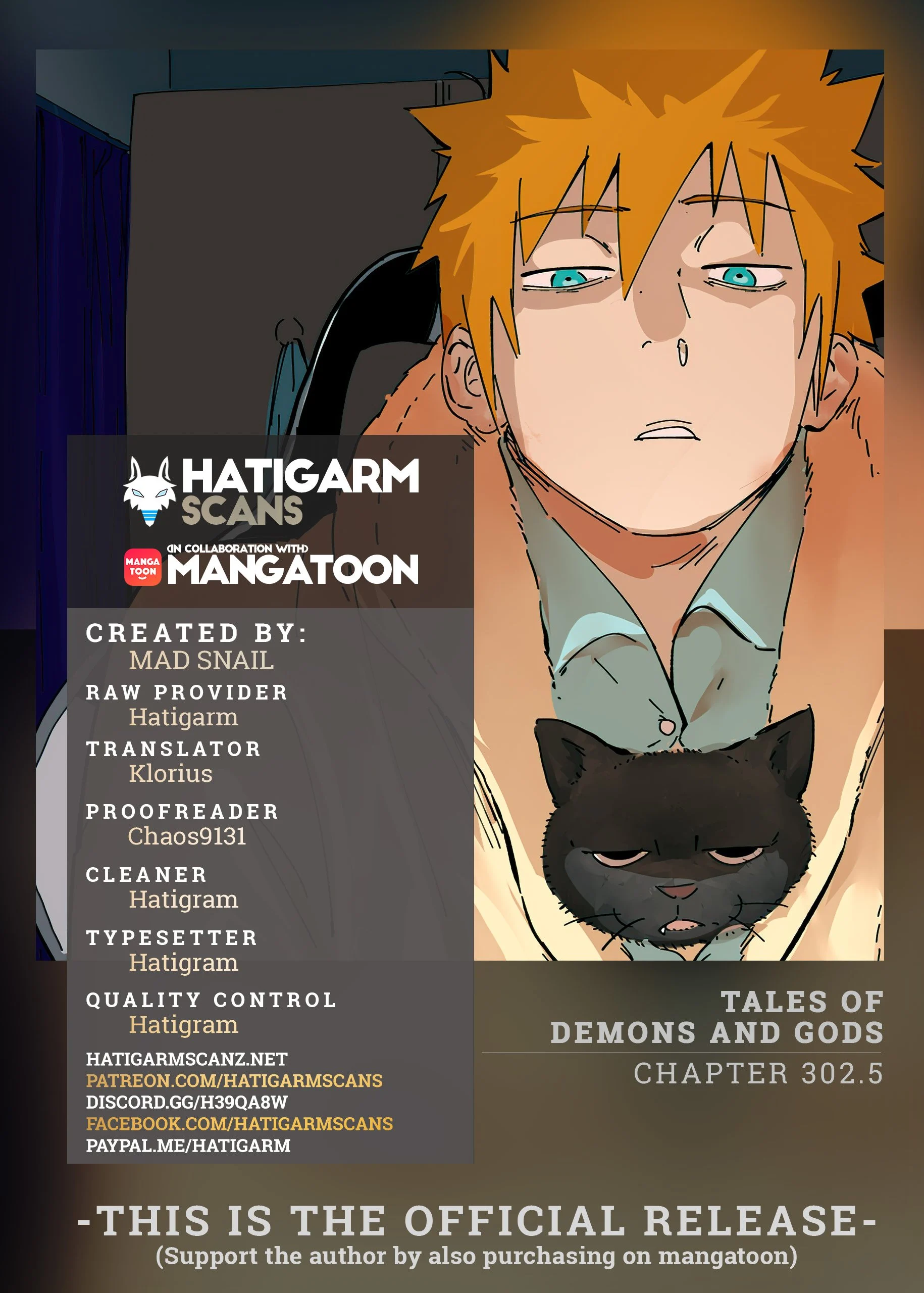 Read Tales of Demons and Gods EN Manga Online