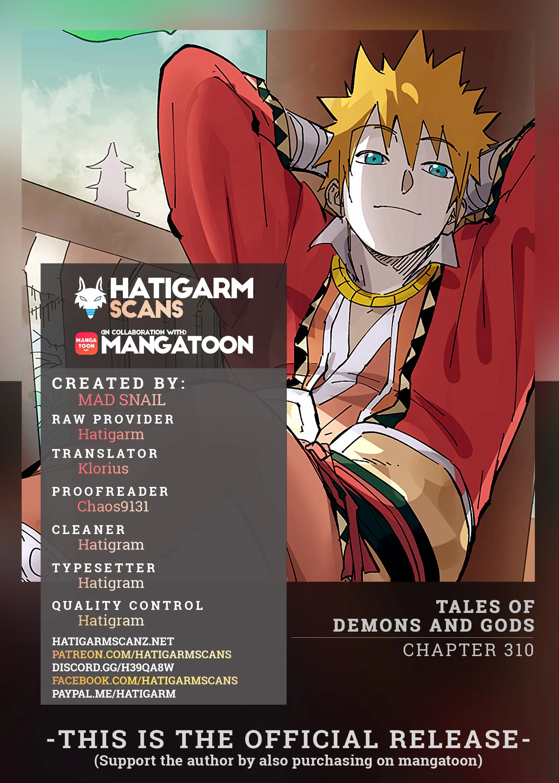 Read Tales of Demons and Gods EN Manga Online