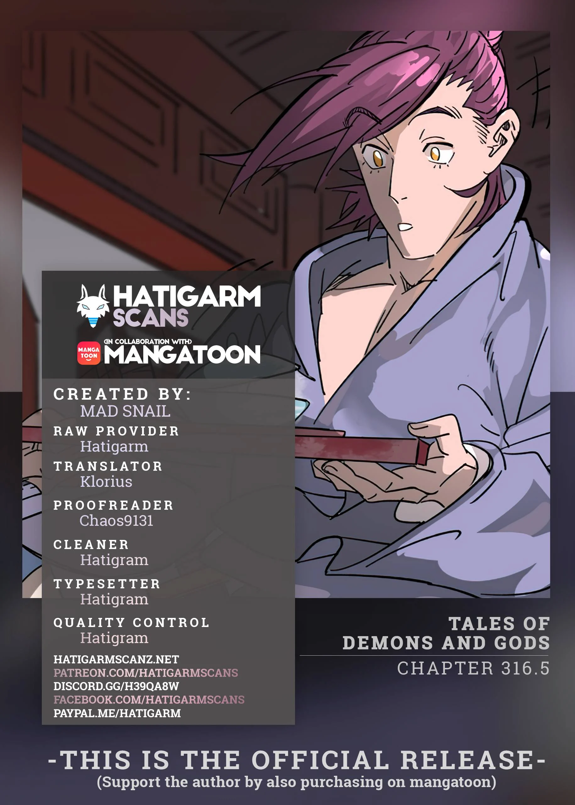 Read Tales of Demons and Gods EN Manga Online