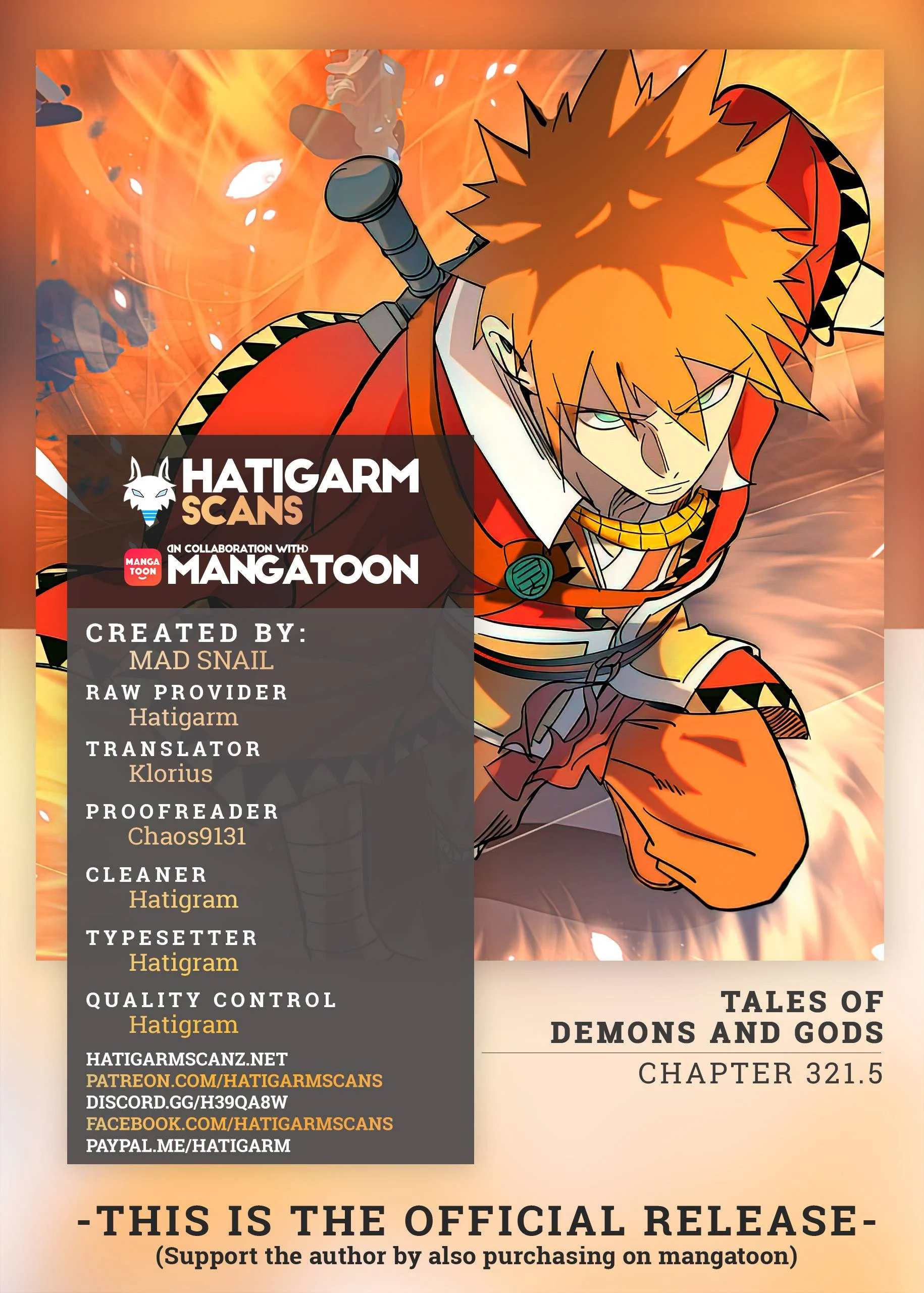 Read Tales of Demons and Gods EN Manga Online