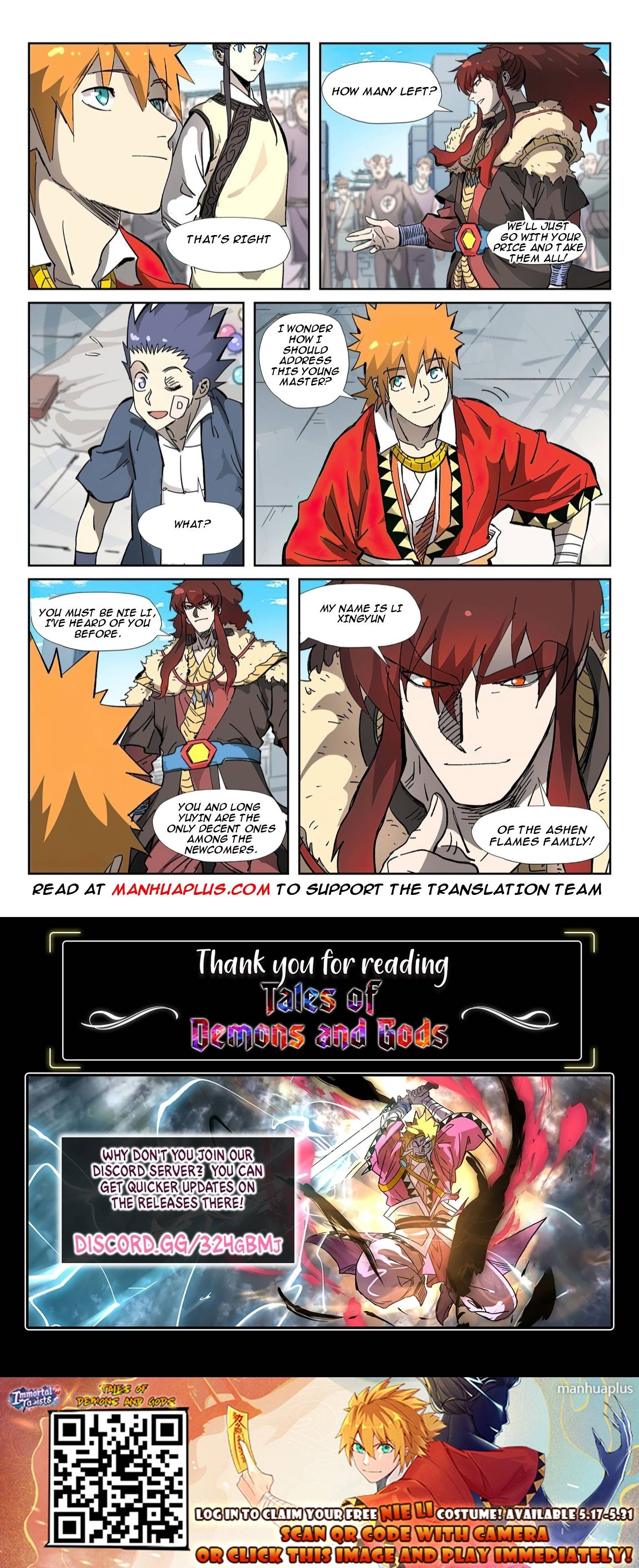 Read Tales of Demons and Gods EN Manga Online